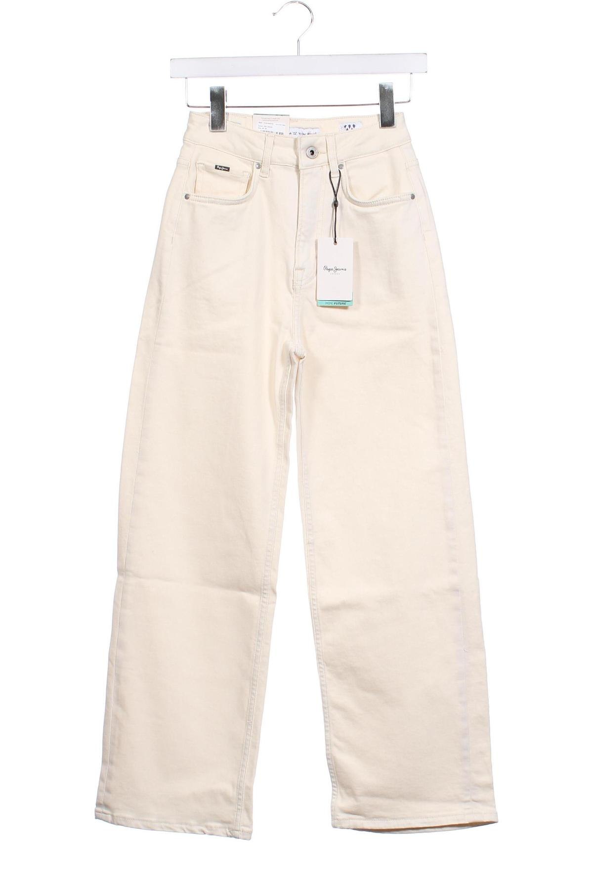 Blugi de femei Pepe Jeans, Mărime XS, Culoare Ecru, Preț 282,90 Lei