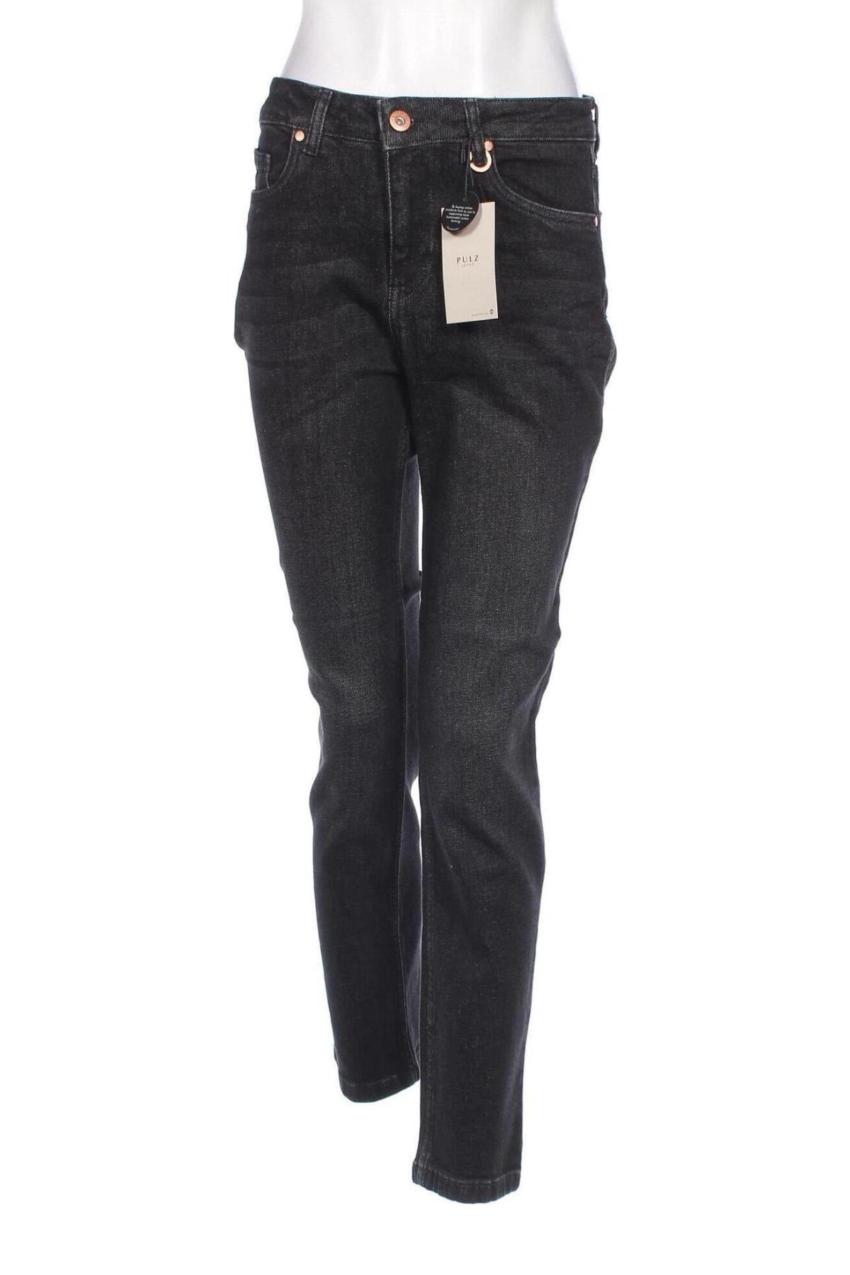 Blugi de femei Pulz Jeans, Mărime M, Culoare Gri, Preț 85,66 Lei