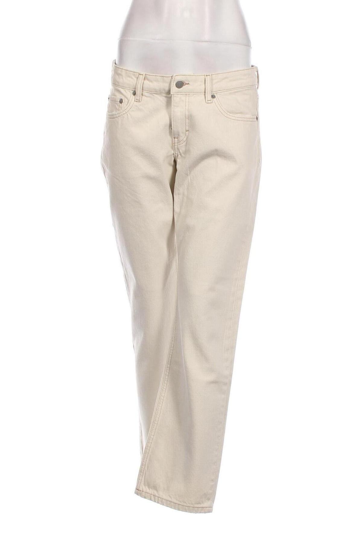 Damen Jeans Weekday, Größe M, Farbe Beige, Preis 11,03 €