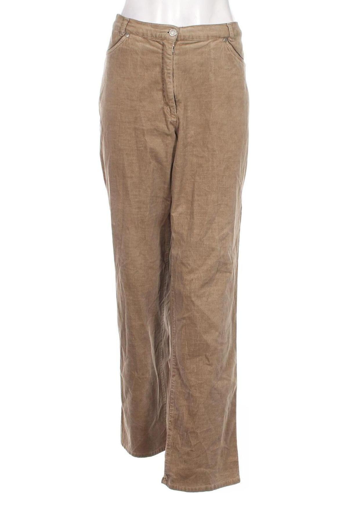 Damen Cordhose, Größe XL, Farbe Beige, Preis 6,86 €