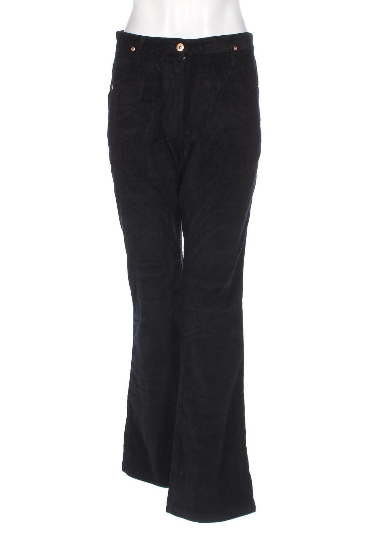 Pantaloni de velvet de femei, Mărime S, Culoare Negru, Preț 76,46 Lei