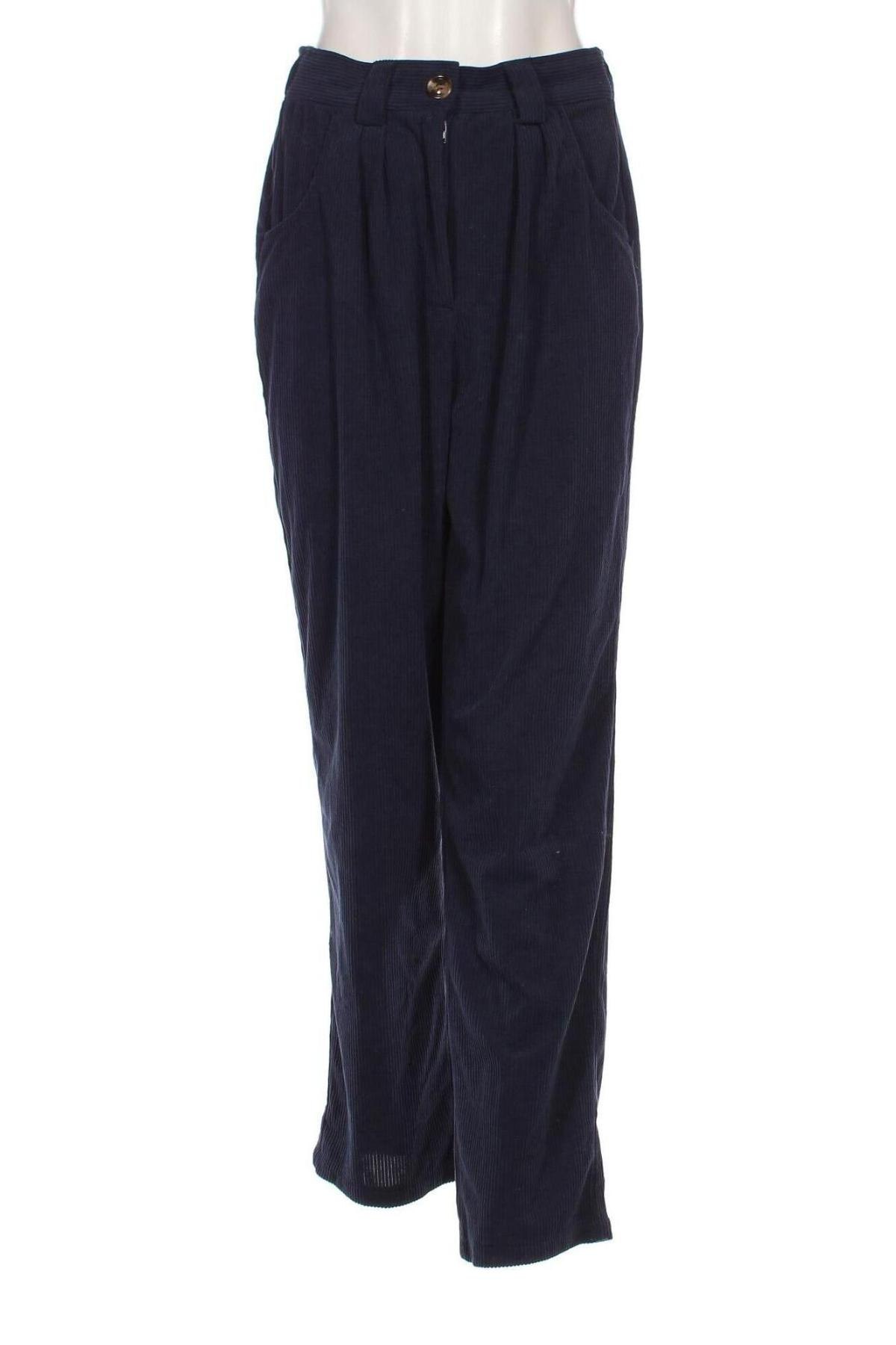 Γυναικείο κοτλέ παντελόνι, Μέγεθος M, Χρώμα Μπλέ, Τιμή 3,95 €
