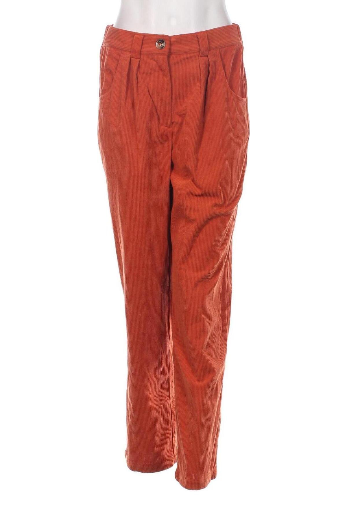 Γυναικείο κοτλέ παντελόνι, Μέγεθος S, Χρώμα Πορτοκαλί, Τιμή 4,27 €