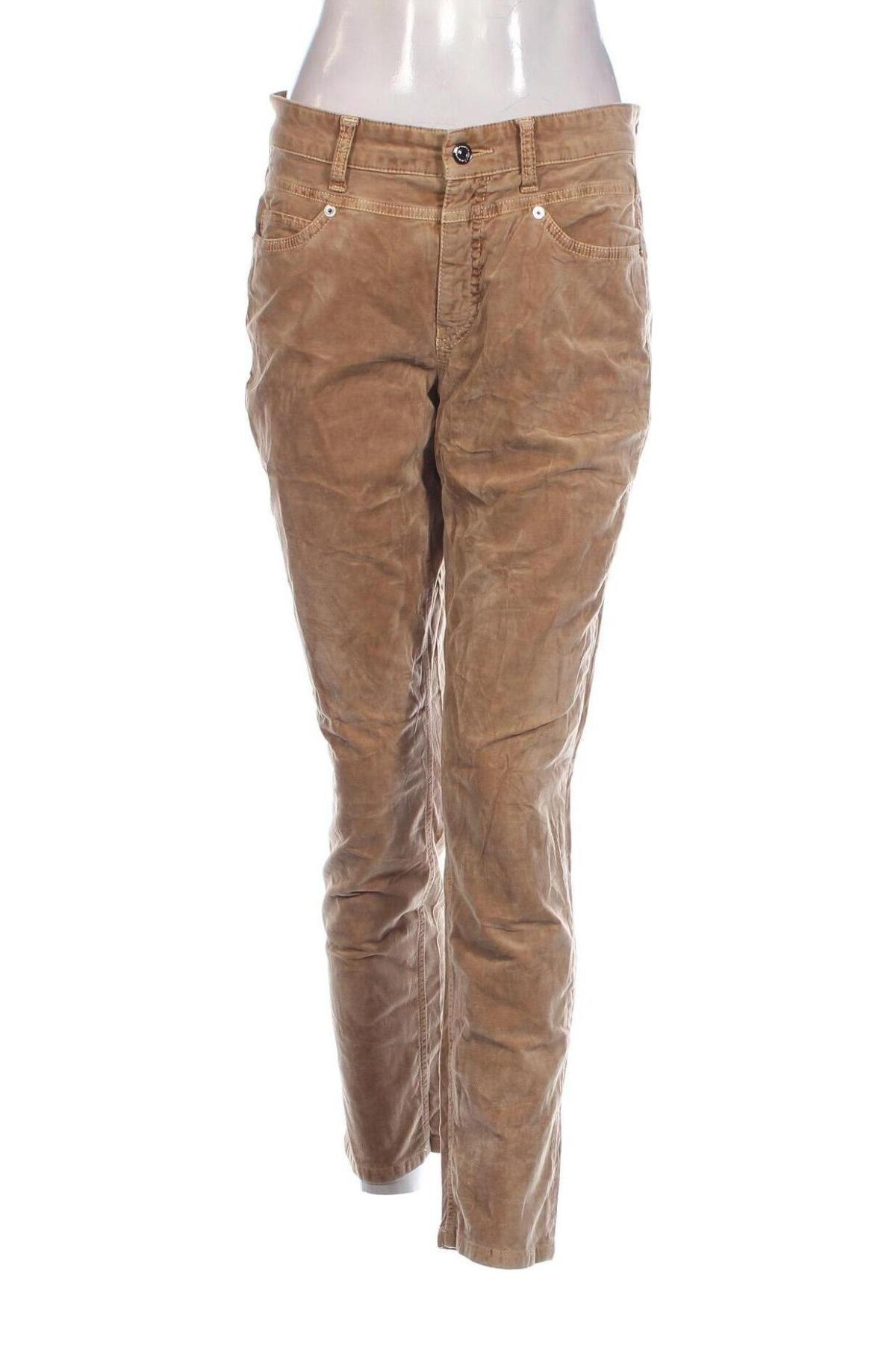 Pantaloni de velvet de femei Cambio, Mărime M, Culoare Maro, Preț 33,55 Lei