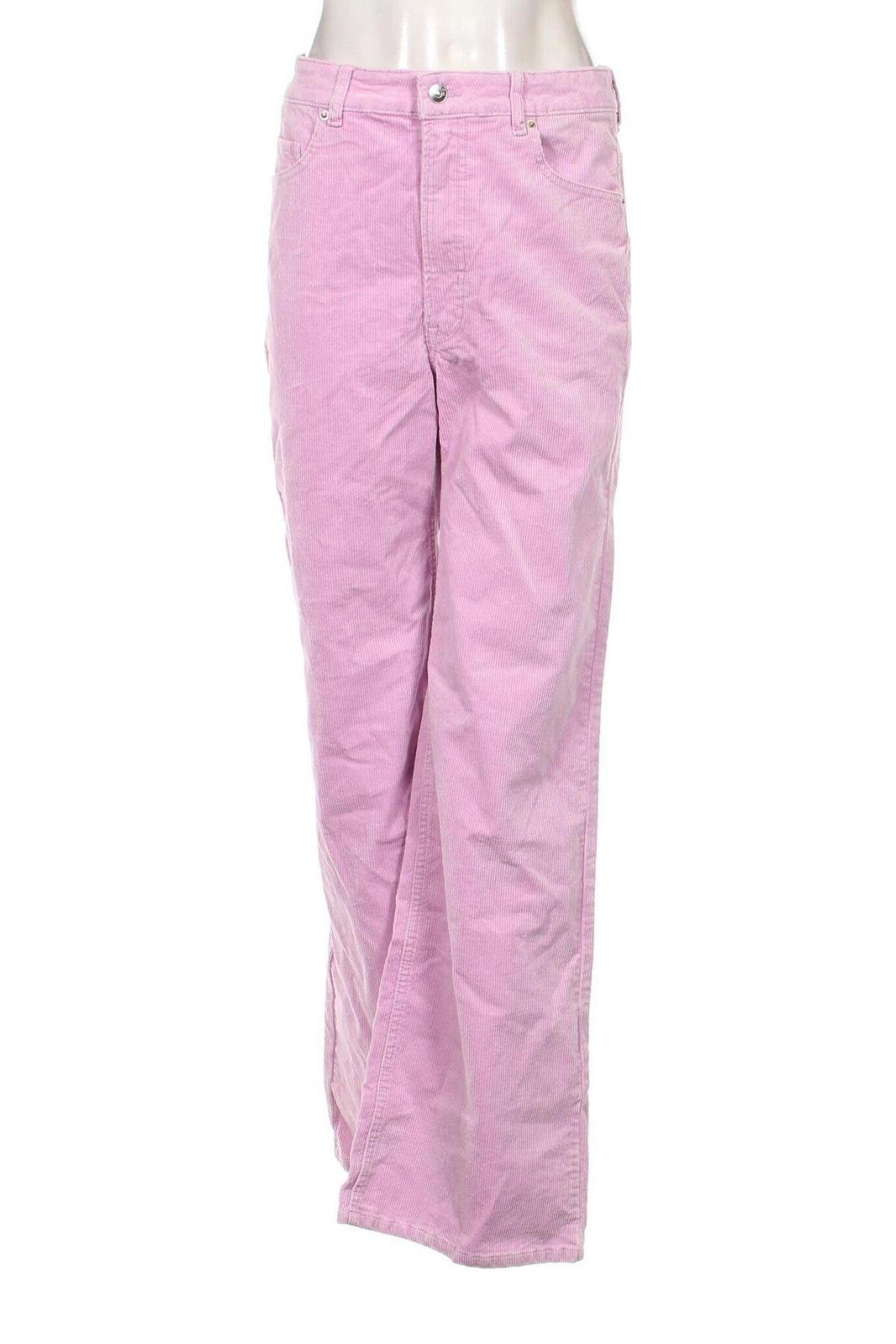 Damen Cordhose H&M Divided, Größe L, Farbe Rosa, Preis € 6,05