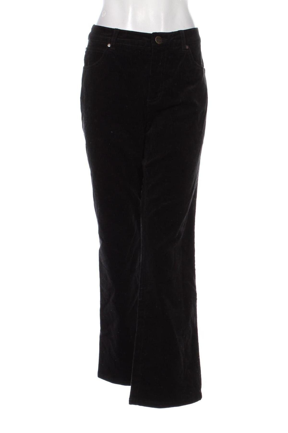 Γυναικείο κοτλέ παντελόνι Street One, Μέγεθος L, Χρώμα Μαύρο, Τιμή 7,61 €