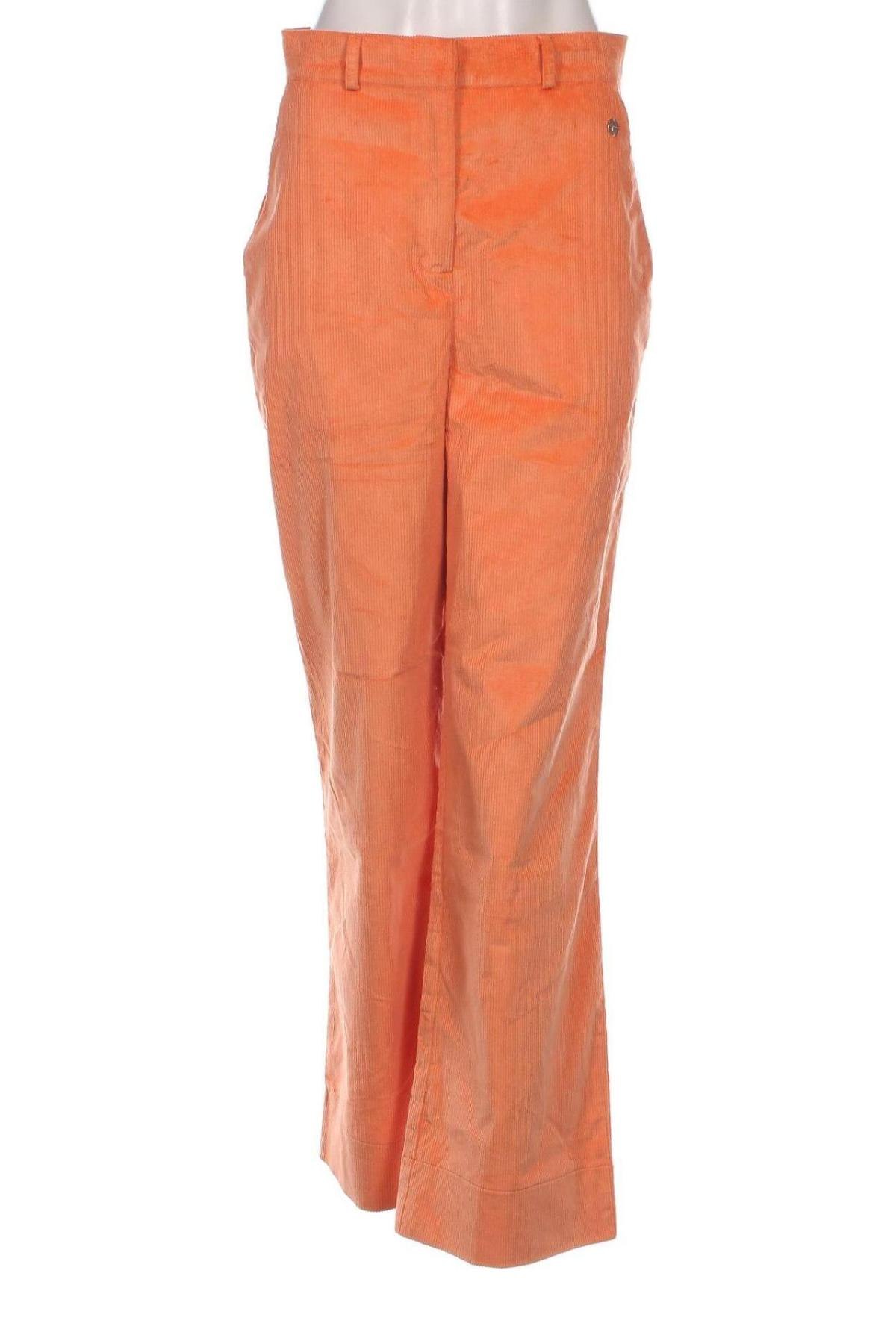 Pantaloni de velvet de femei Tamaris, Mărime S, Culoare Portocaliu, Preț 45,89 Lei