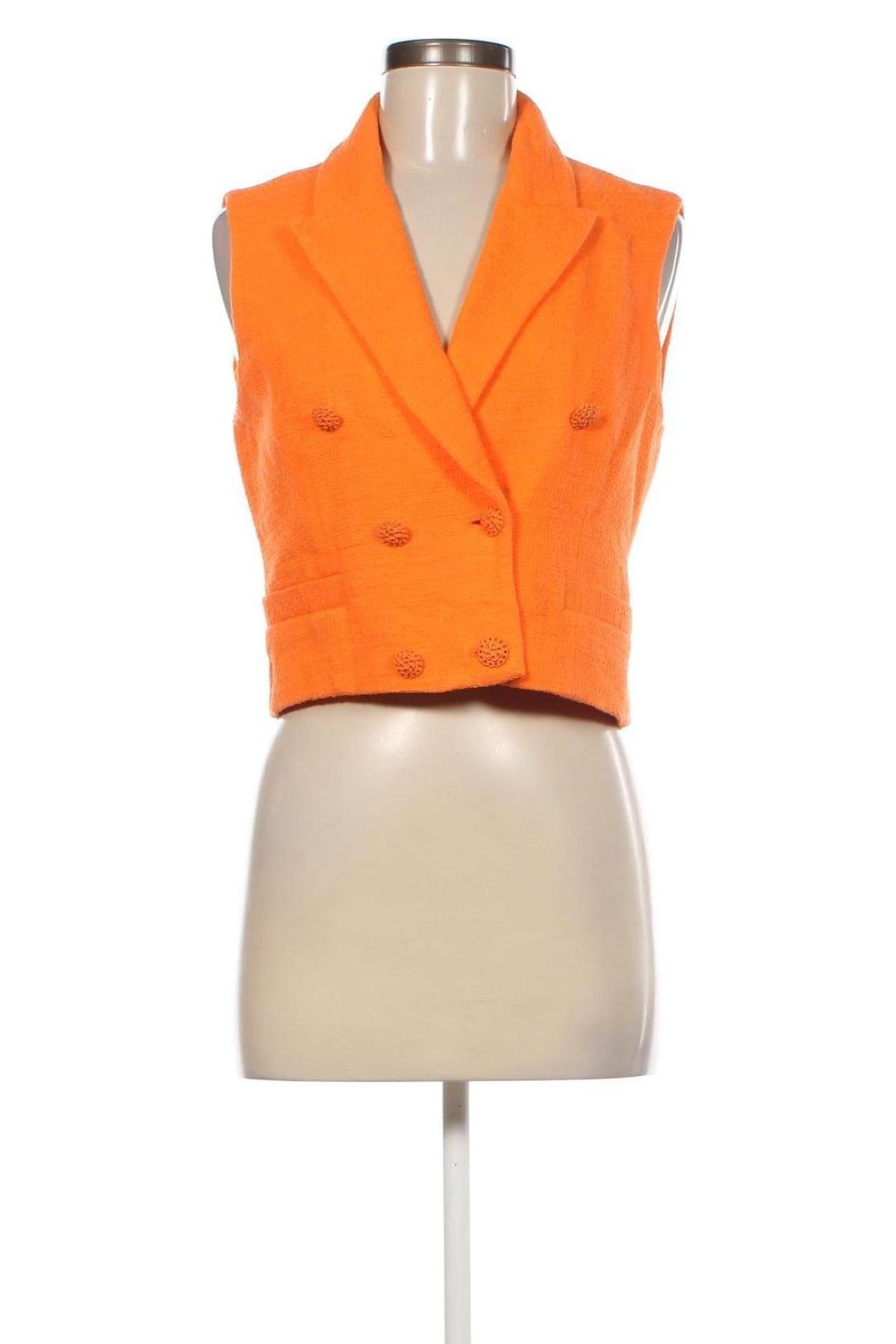 Damenweste Zara, Größe M, Farbe Orange, Preis 18,79 €
