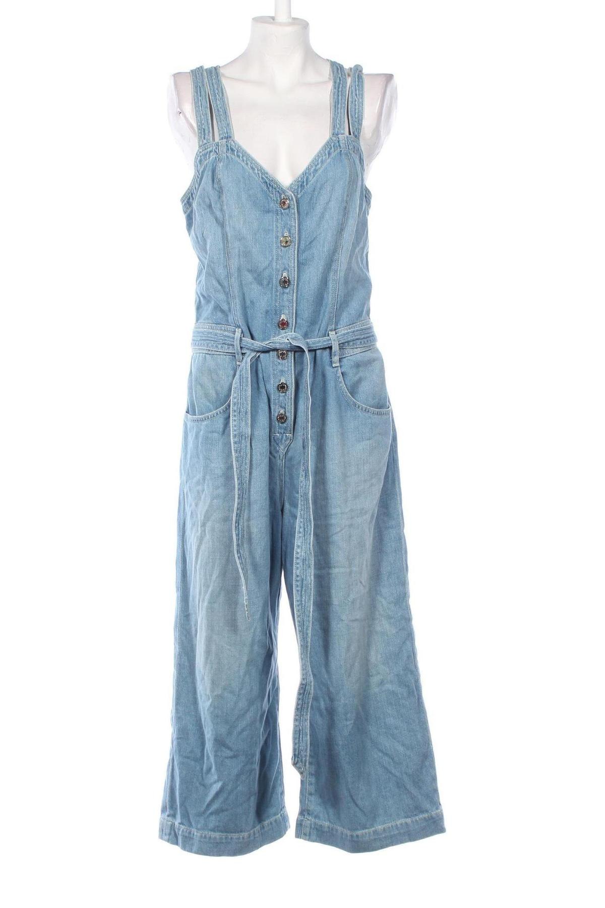 Damen Overall 7 For All Mankind, Größe L, Farbe Blau, Preis € 167,01