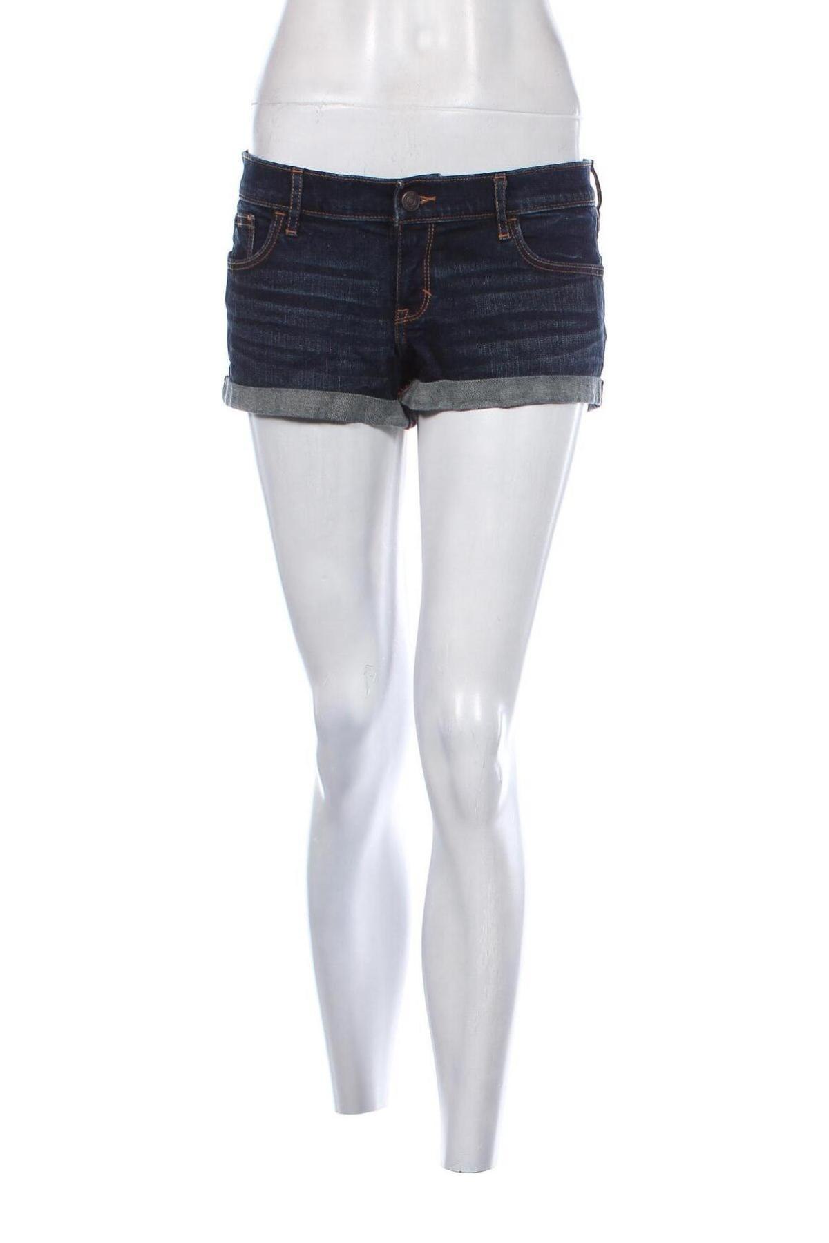 Pantaloni scurți de femei Abercrombie & Fitch, Mărime M, Culoare Albastru, Preț 170,18 Lei