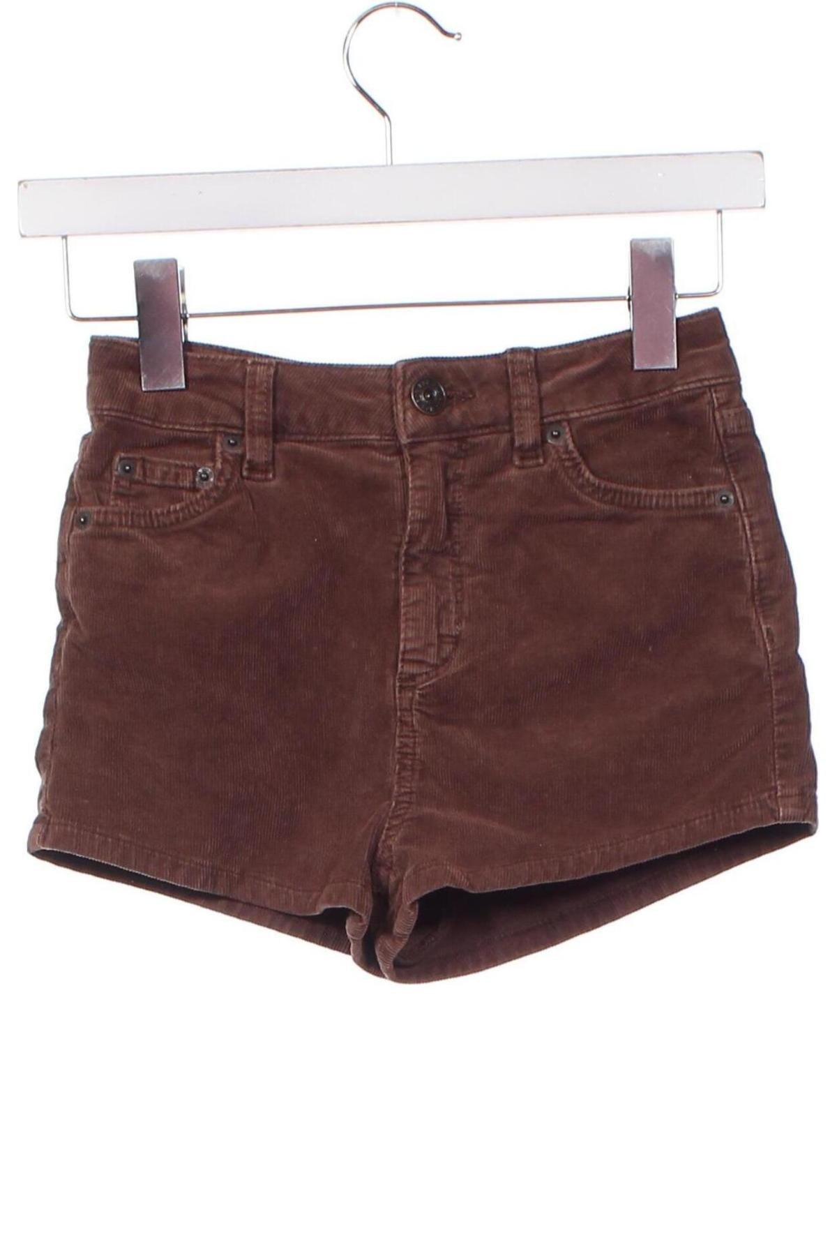 Дамски къс панталон BDG, Размер XXS, Цвят Кафяв, Цена 11,55 лв.