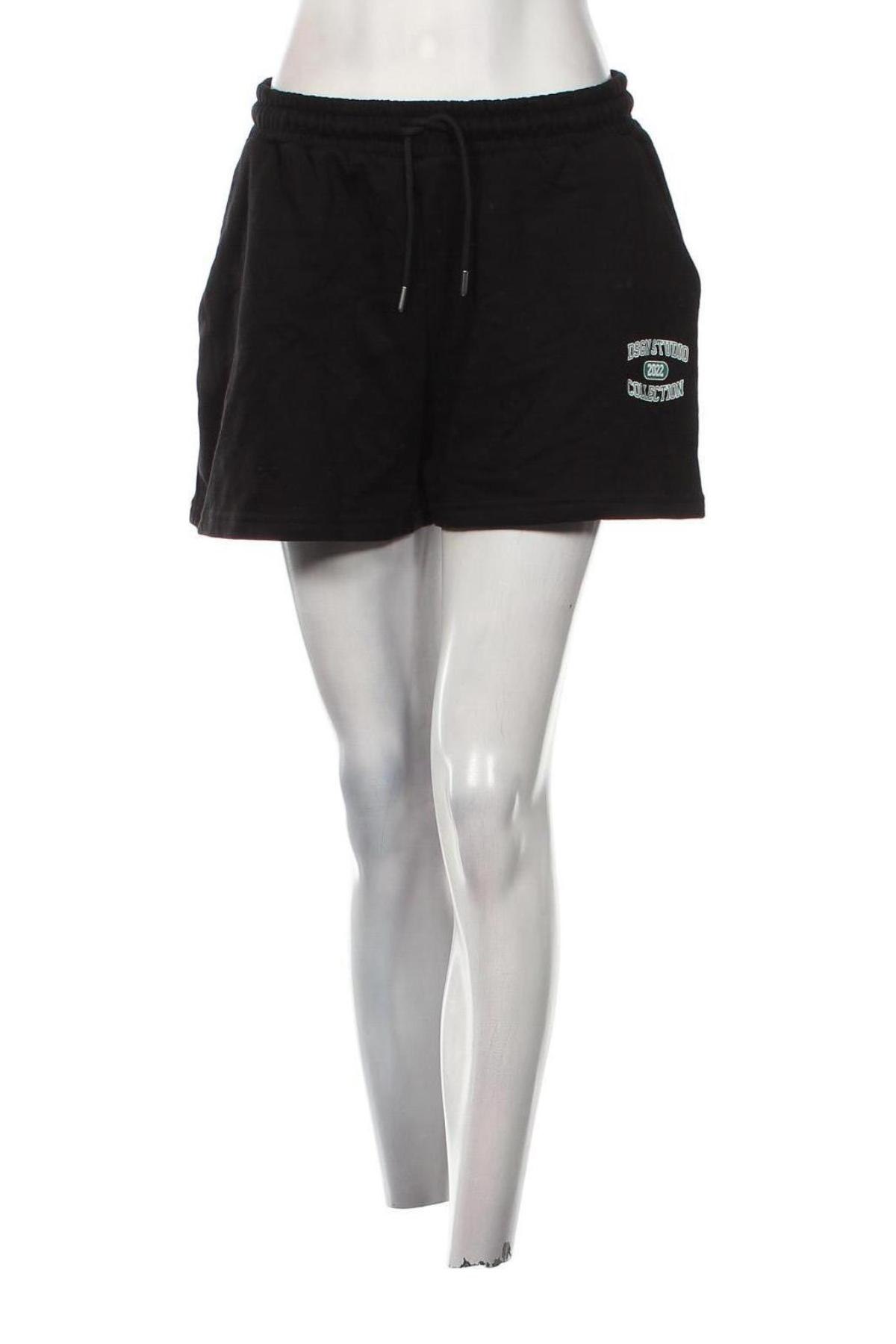 Γυναικείο κοντό παντελόνι Boohoo, Μέγεθος XL, Χρώμα Μαύρο, Τιμή 15,98 €