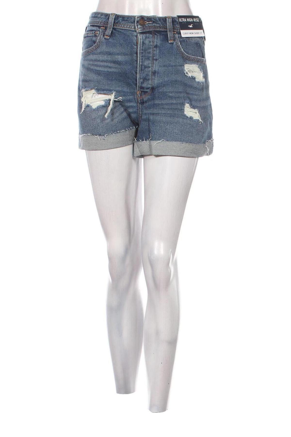 Γυναικείο κοντό παντελόνι Hollister, Μέγεθος S, Χρώμα Μπλέ, Τιμή 39,69 €