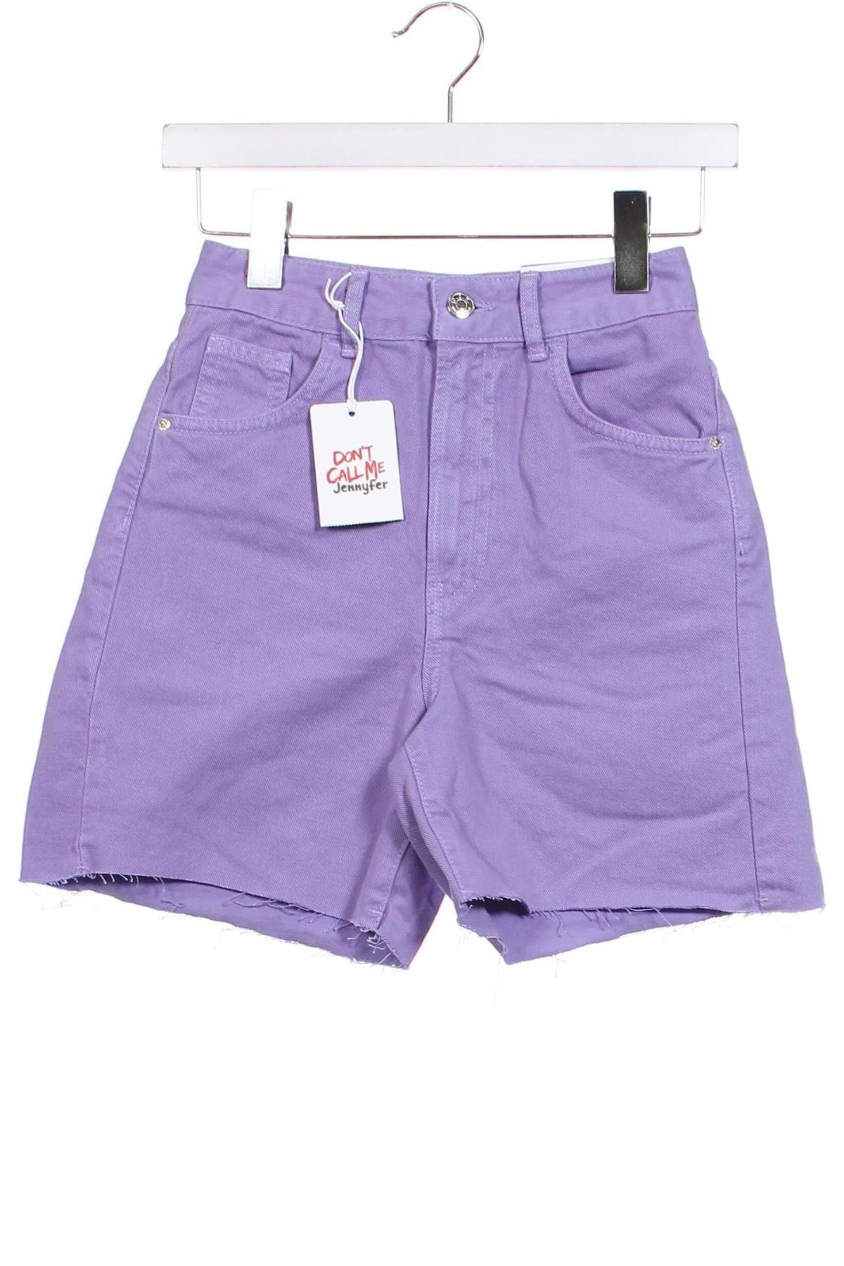 Pantaloni scurți de femei Jennyfer, Mărime XXS, Culoare Mov, Preț 39,77 Lei