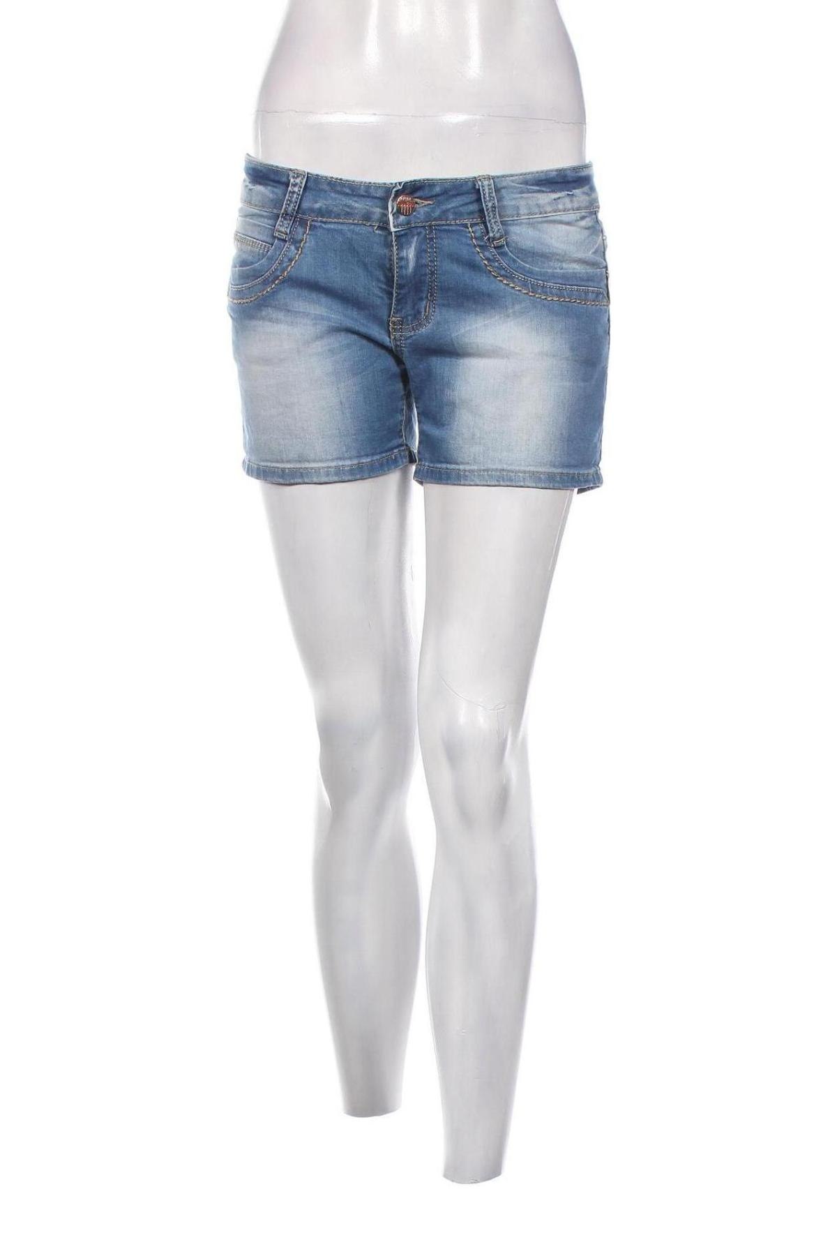 Γυναικείο κοντό παντελόνι Miss Curry, Μέγεθος M, Χρώμα Μπλέ, Τιμή 10,91 €