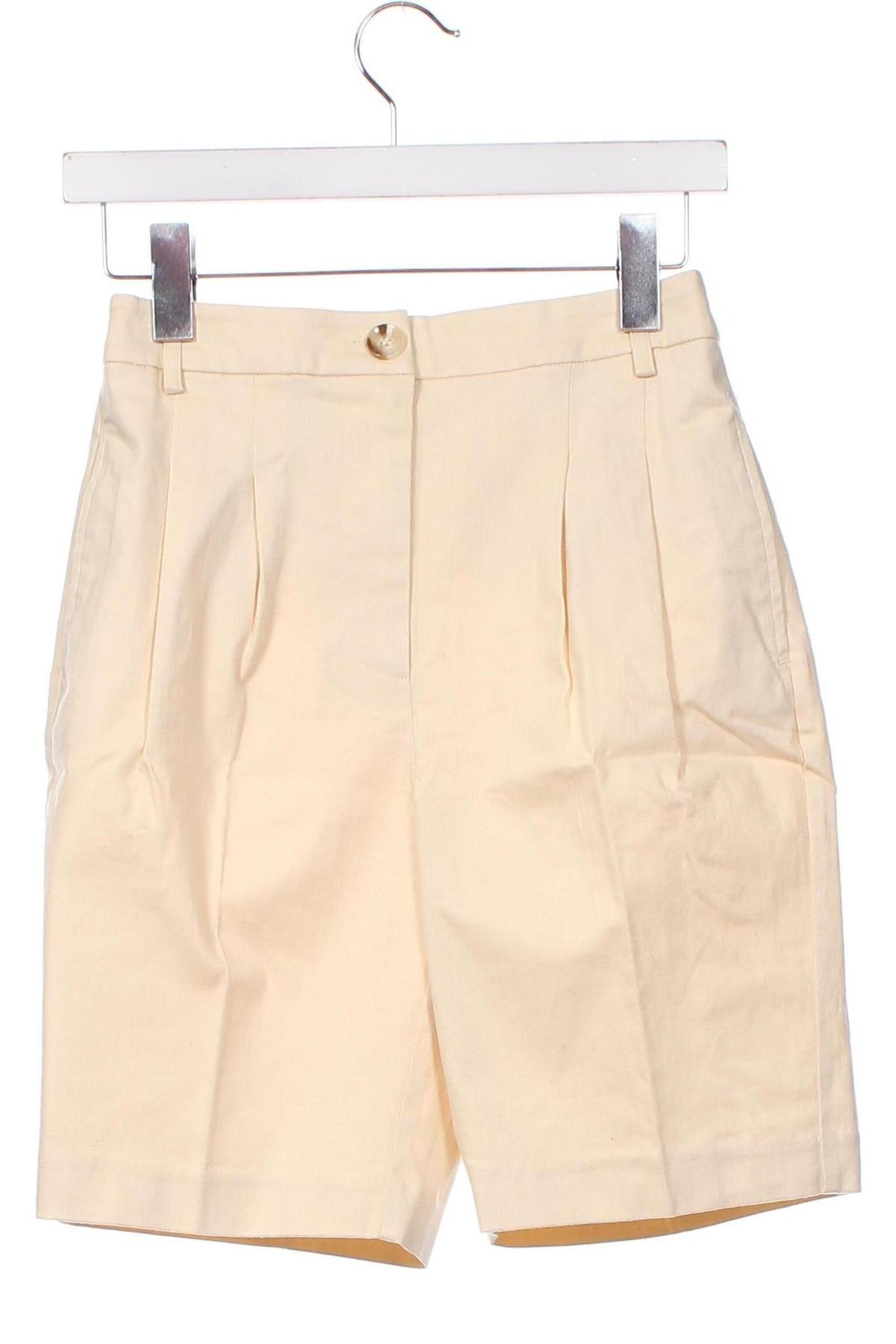 Pantaloni scurți de femei Pimkie, Mărime XS, Culoare Ecru, Preț 101,97 Lei