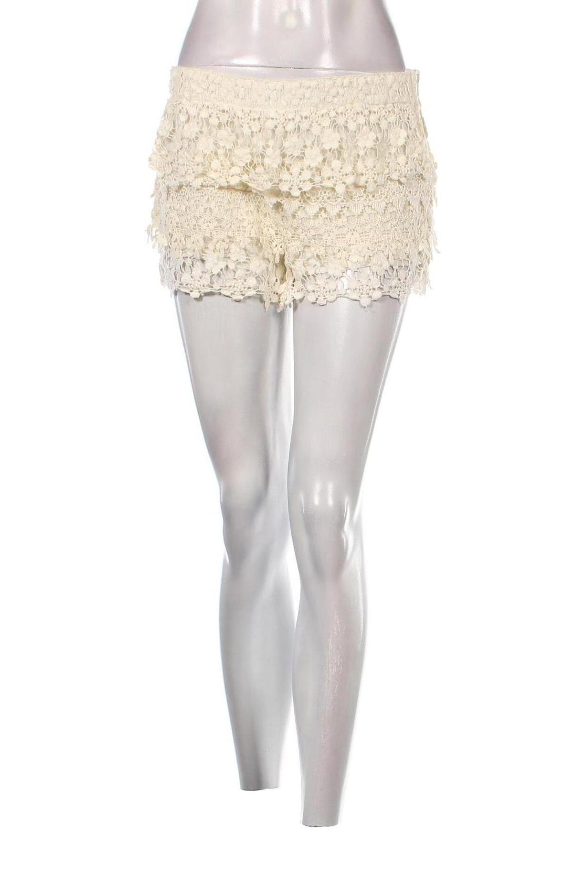 Γυναικείο κοντό παντελόνι Simply Chic, Μέγεθος M, Χρώμα Εκρού, Τιμή 6,90 €