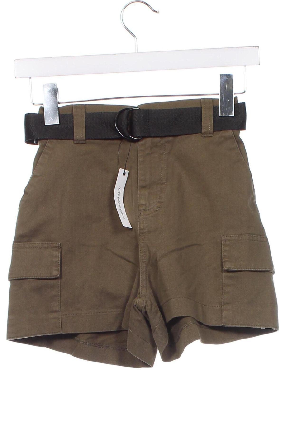 Дамски къс панталон Tally Weijl, Размер XS, Цвят Зелен, Цена 31,00 лв.