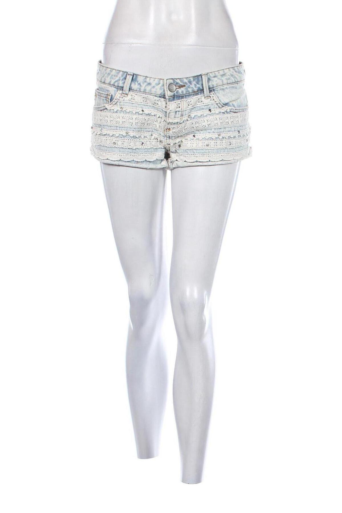 Γυναικείο κοντό παντελόνι Tally Weijl, Μέγεθος M, Χρώμα Μπλέ, Τιμή 4,68 €