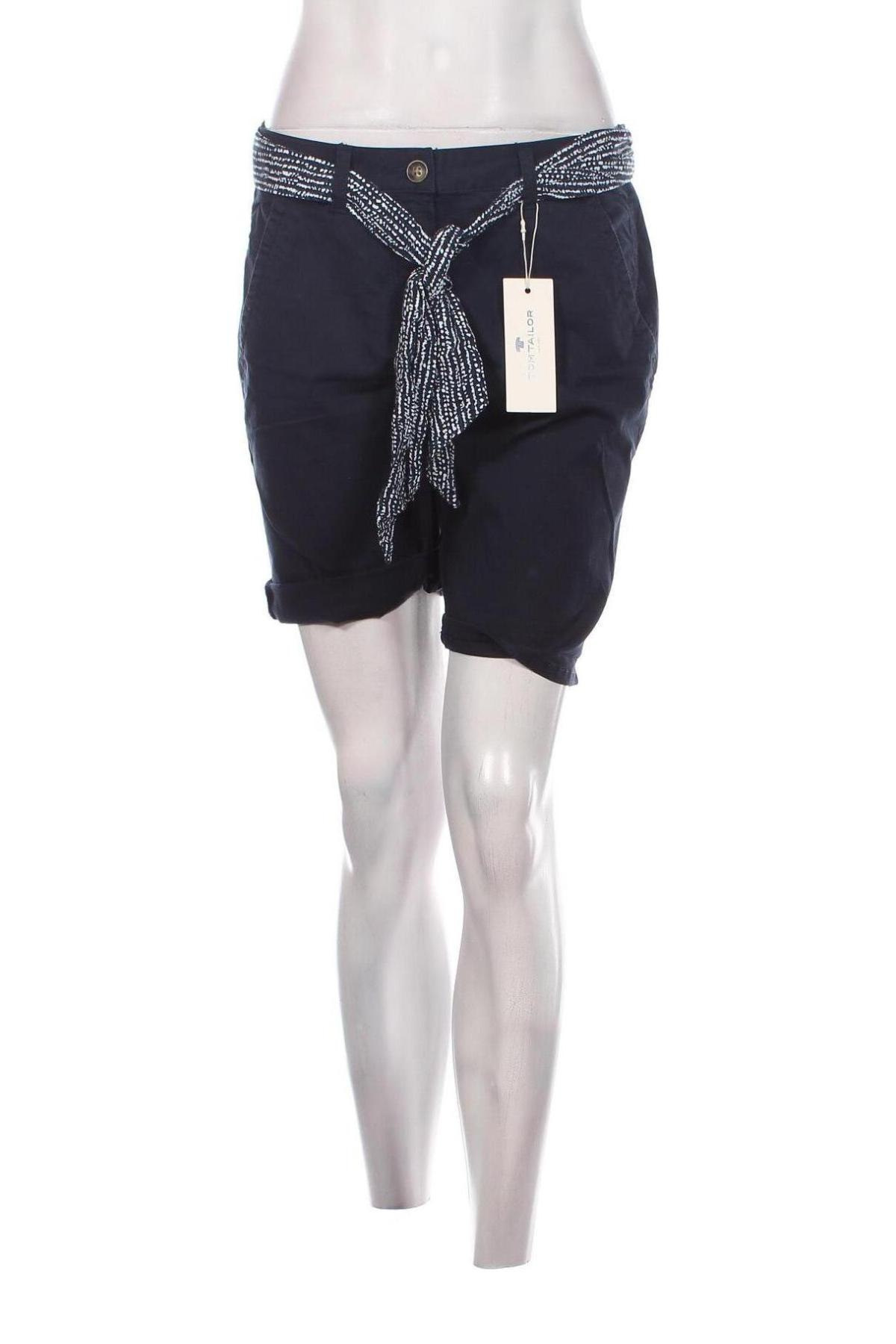 Γυναικείο κοντό παντελόνι Tom Tailor, Μέγεθος S, Χρώμα Μπλέ, Τιμή 39,69 €