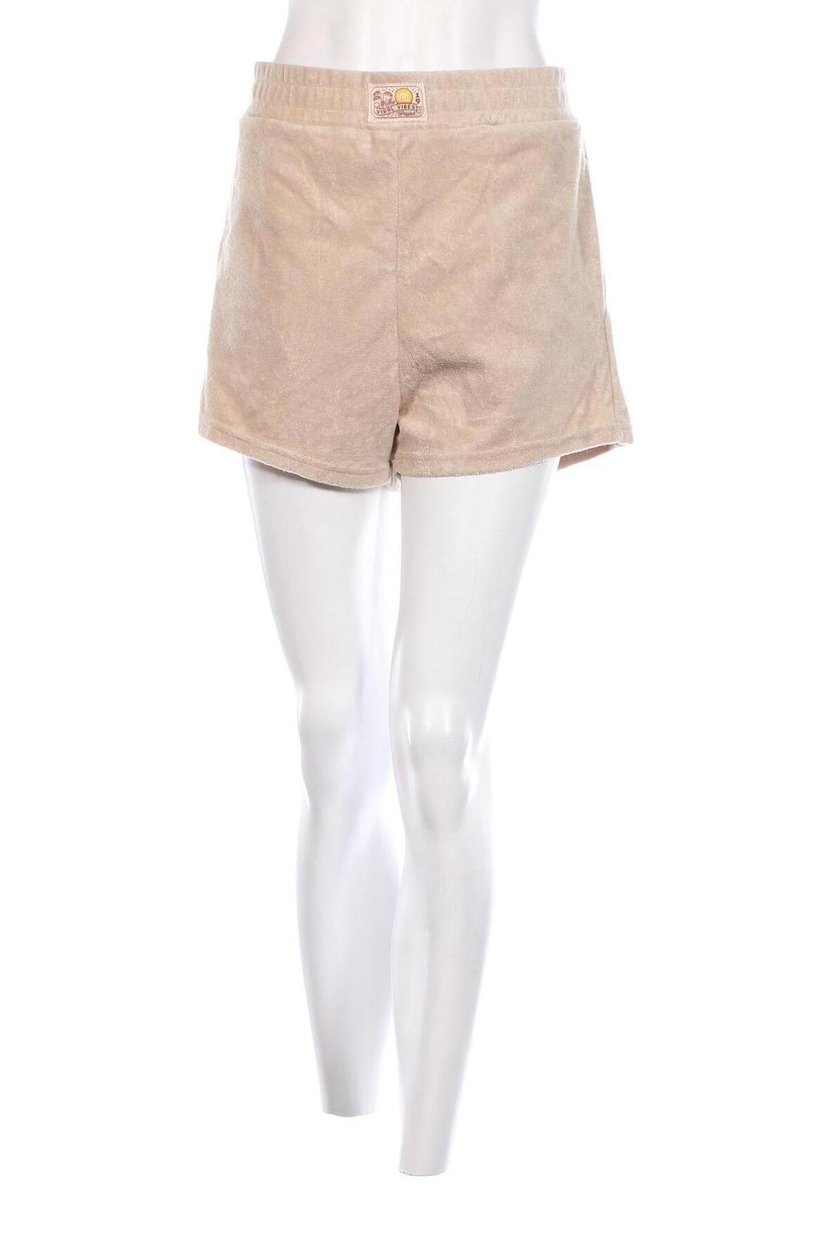 Γυναικείο κοντό παντελόνι Viral Vibes, Μέγεθος L, Χρώμα Καφέ, Τιμή 7,94 €