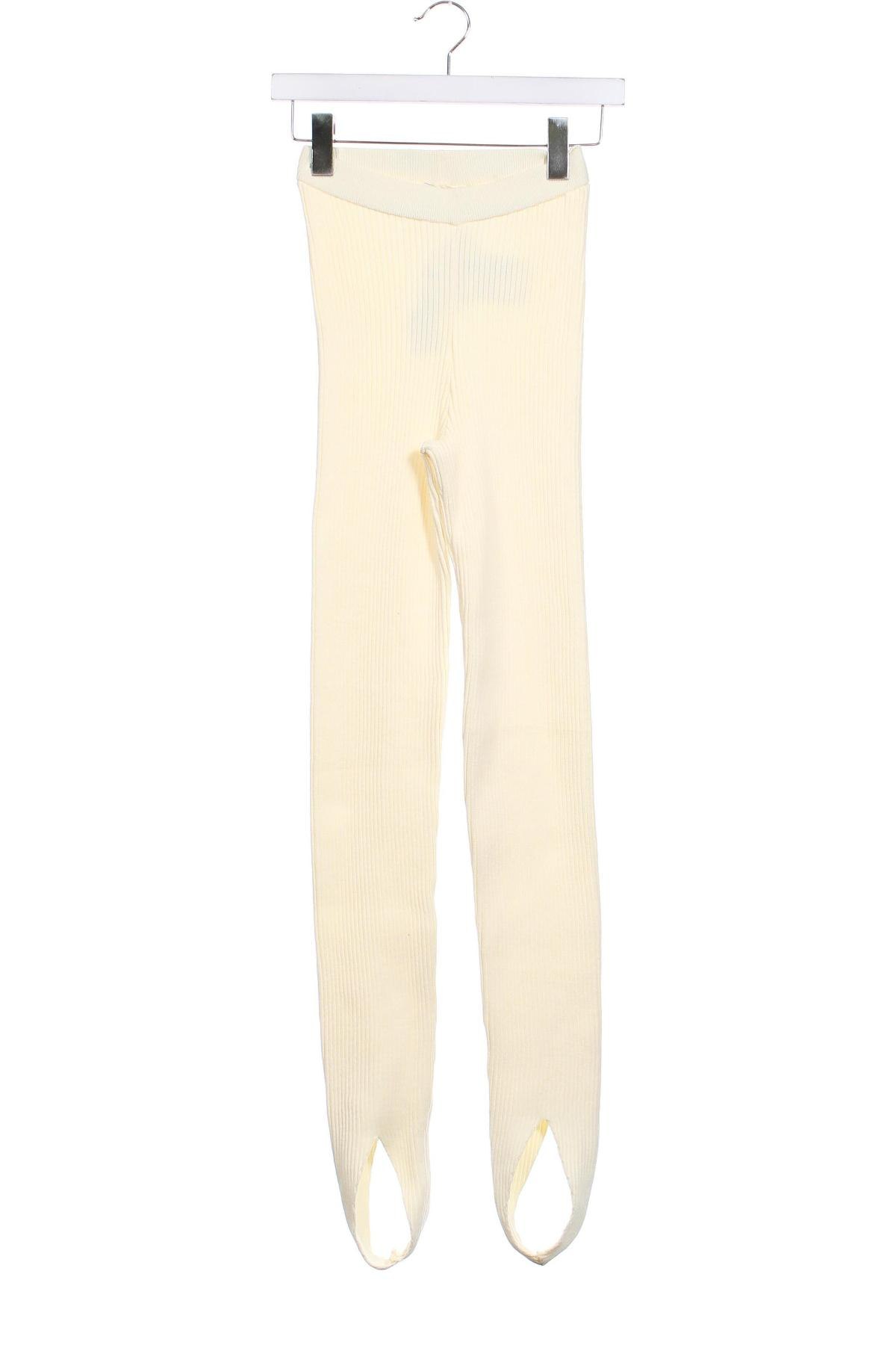 Damen Leggings NA-KD, Größe XS, Farbe Ecru, Preis 31,96 €