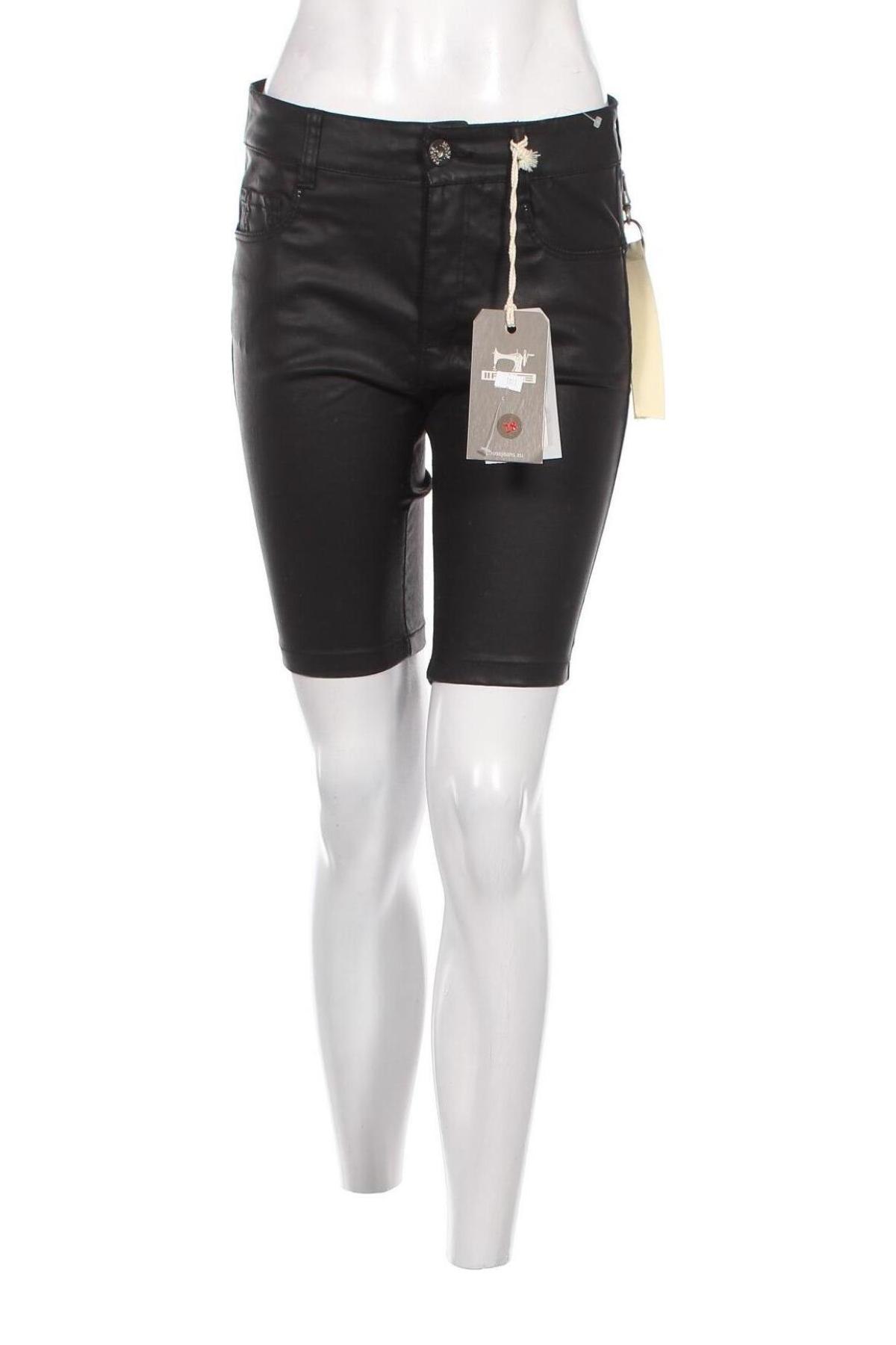 Γυναικείο παντελόνι δερμάτινο Pause Jeans, Μέγεθος M, Χρώμα Μαύρο, Τιμή 23,63 €