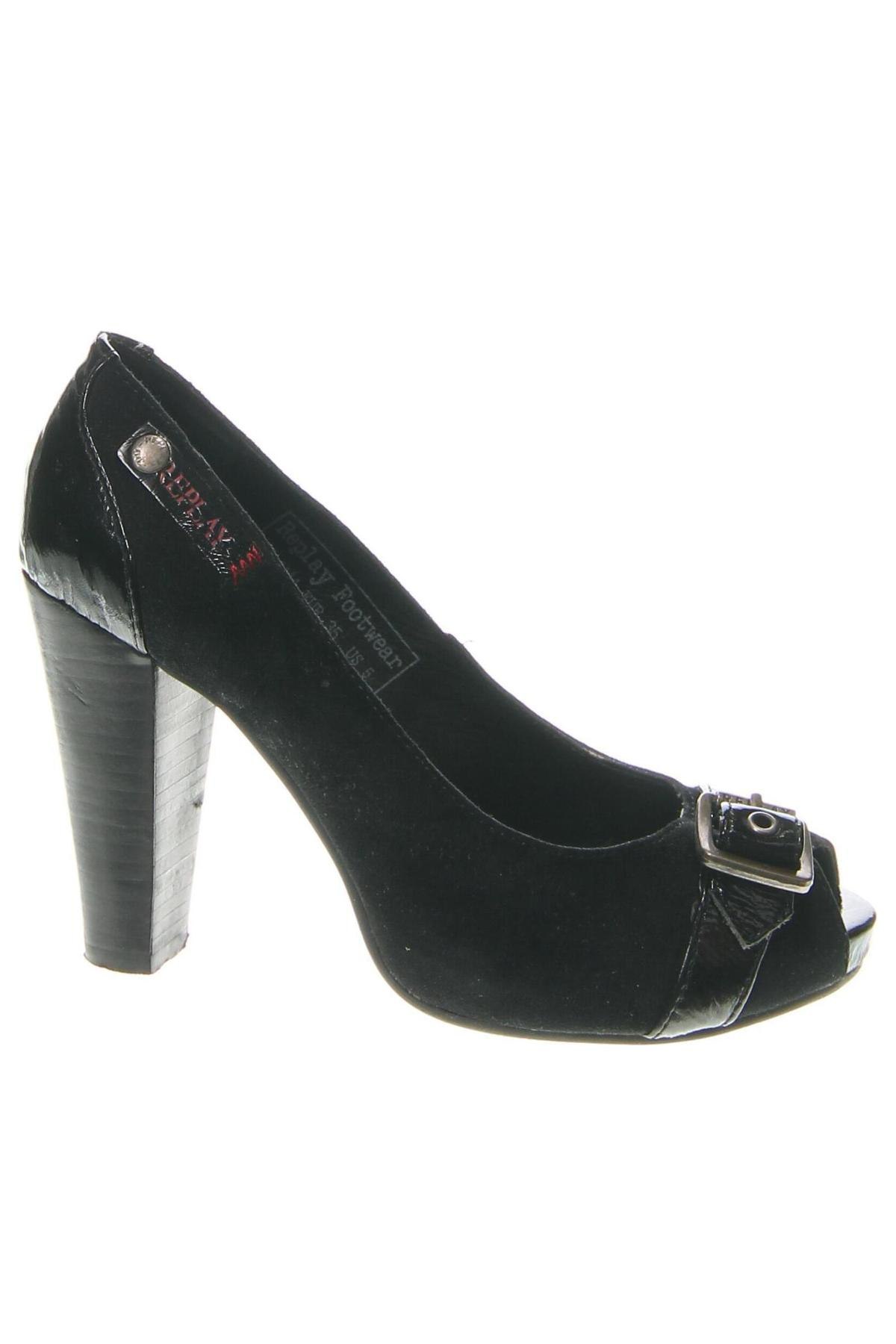 Дамски обувки Replay, Размер 35, Цвят Черен, Цена 75,03 лв.