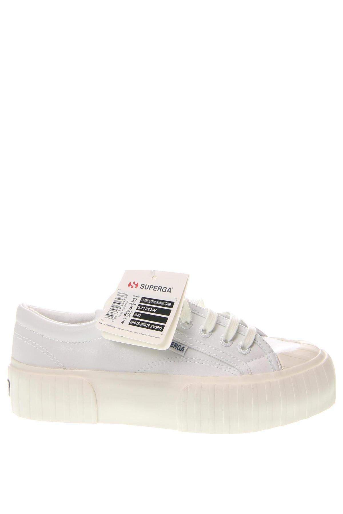 Damenschuhe Superga, Größe 37, Farbe Weiß, Preis 27,21 €