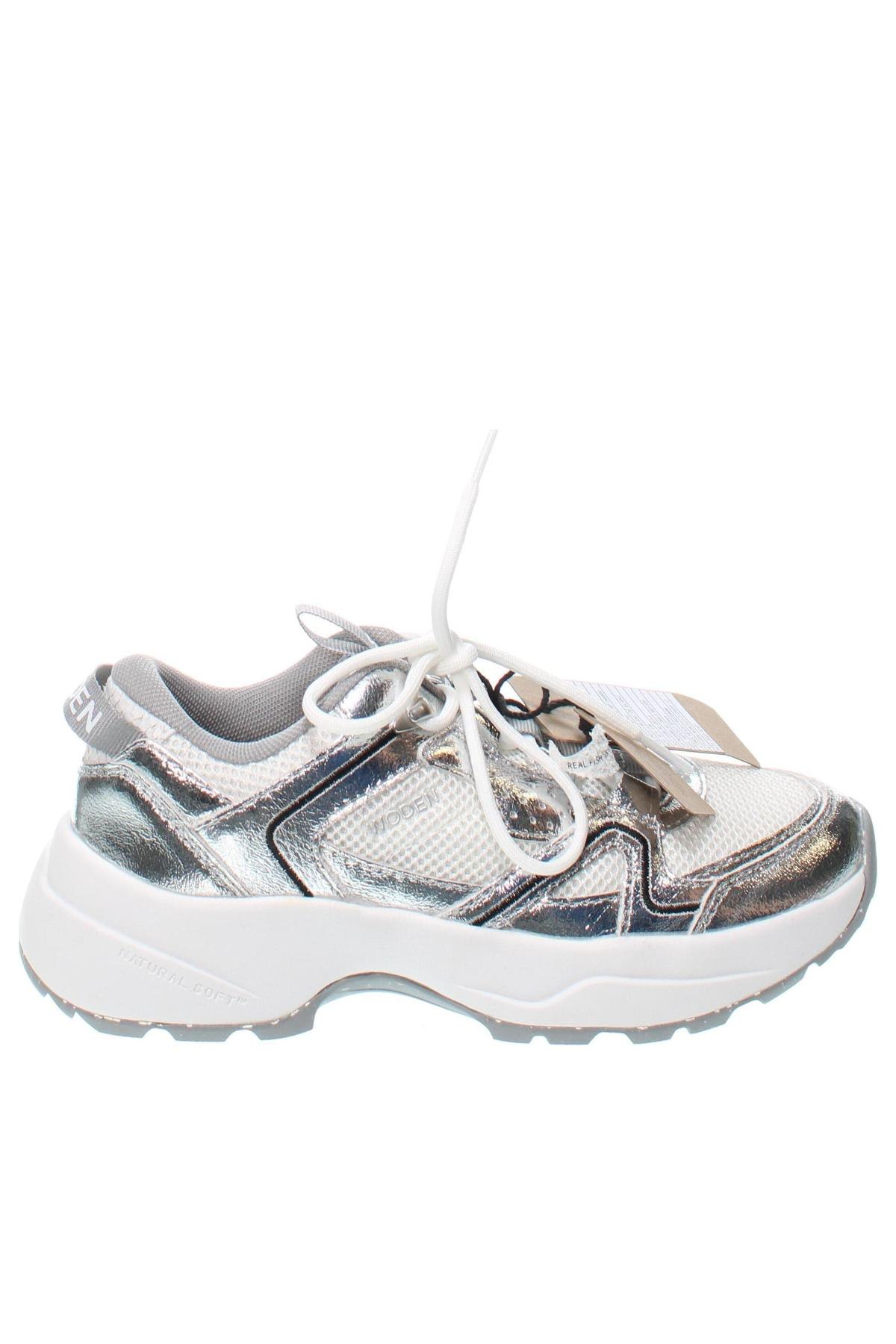 Damenschuhe Woden, Größe 37, Farbe Silber, Preis 104,64 €