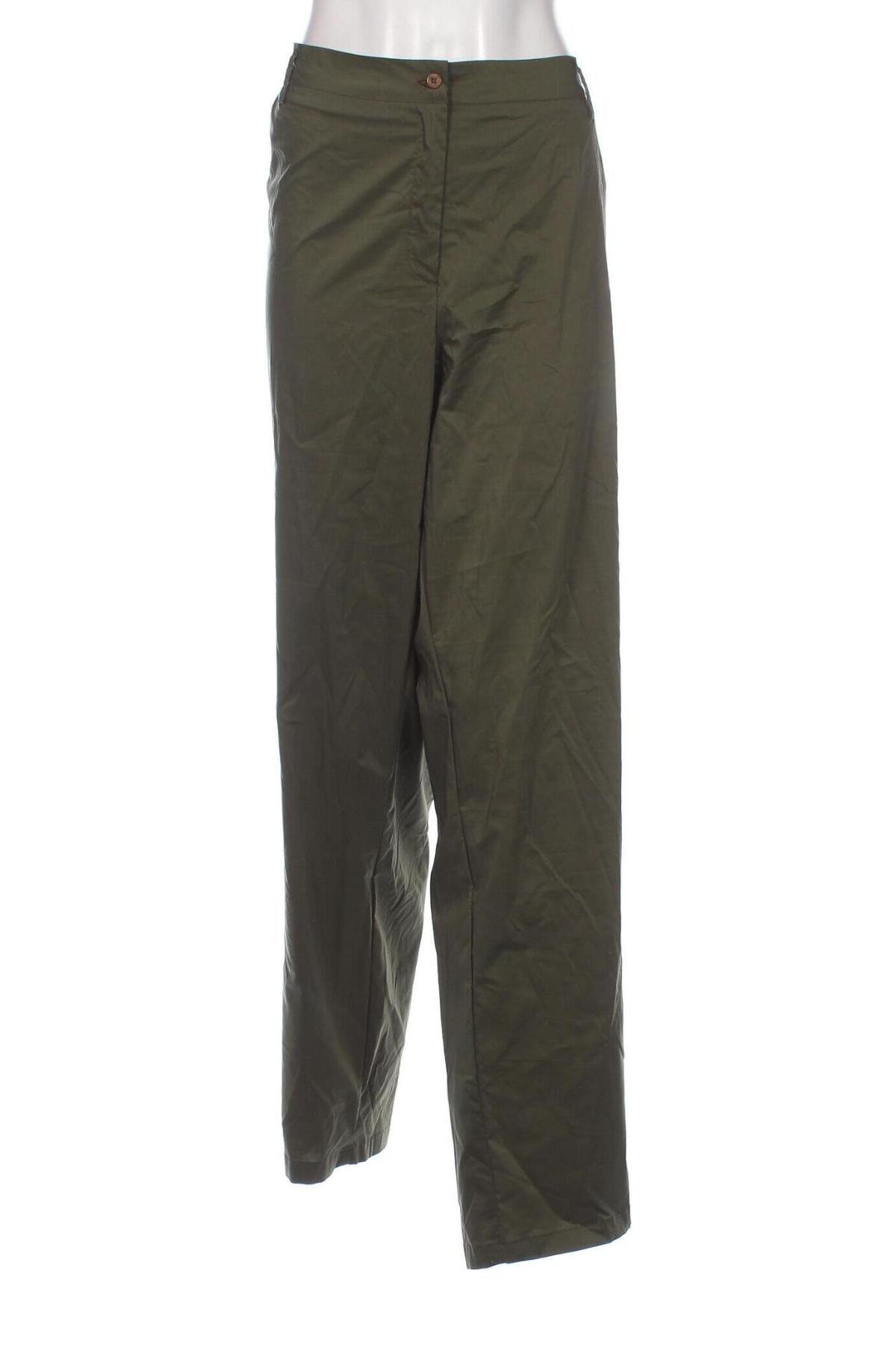 Pantaloni de femei, Mărime 4XL, Culoare Verde, Preț 69,24 Lei