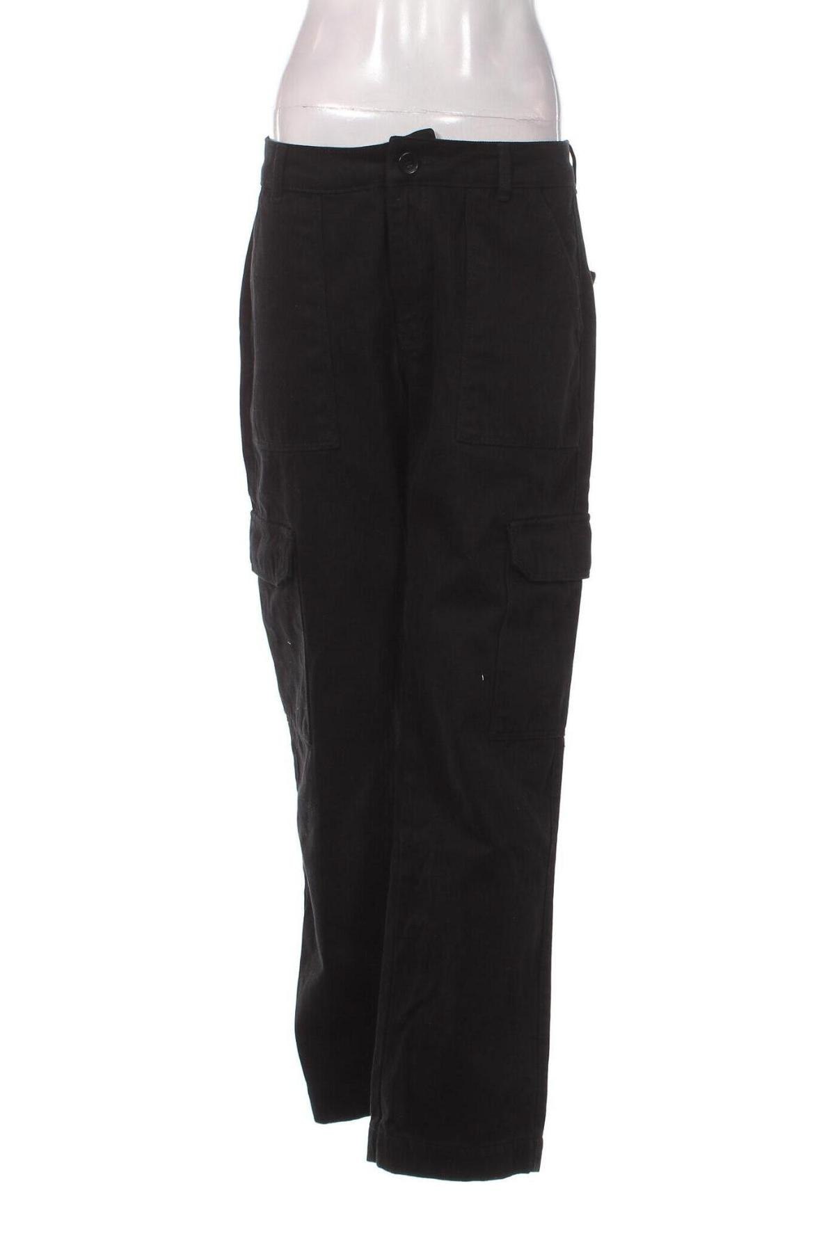 Pantaloni de femei A Lot Less x About You, Mărime M, Culoare Negru, Preț 76,97 Lei