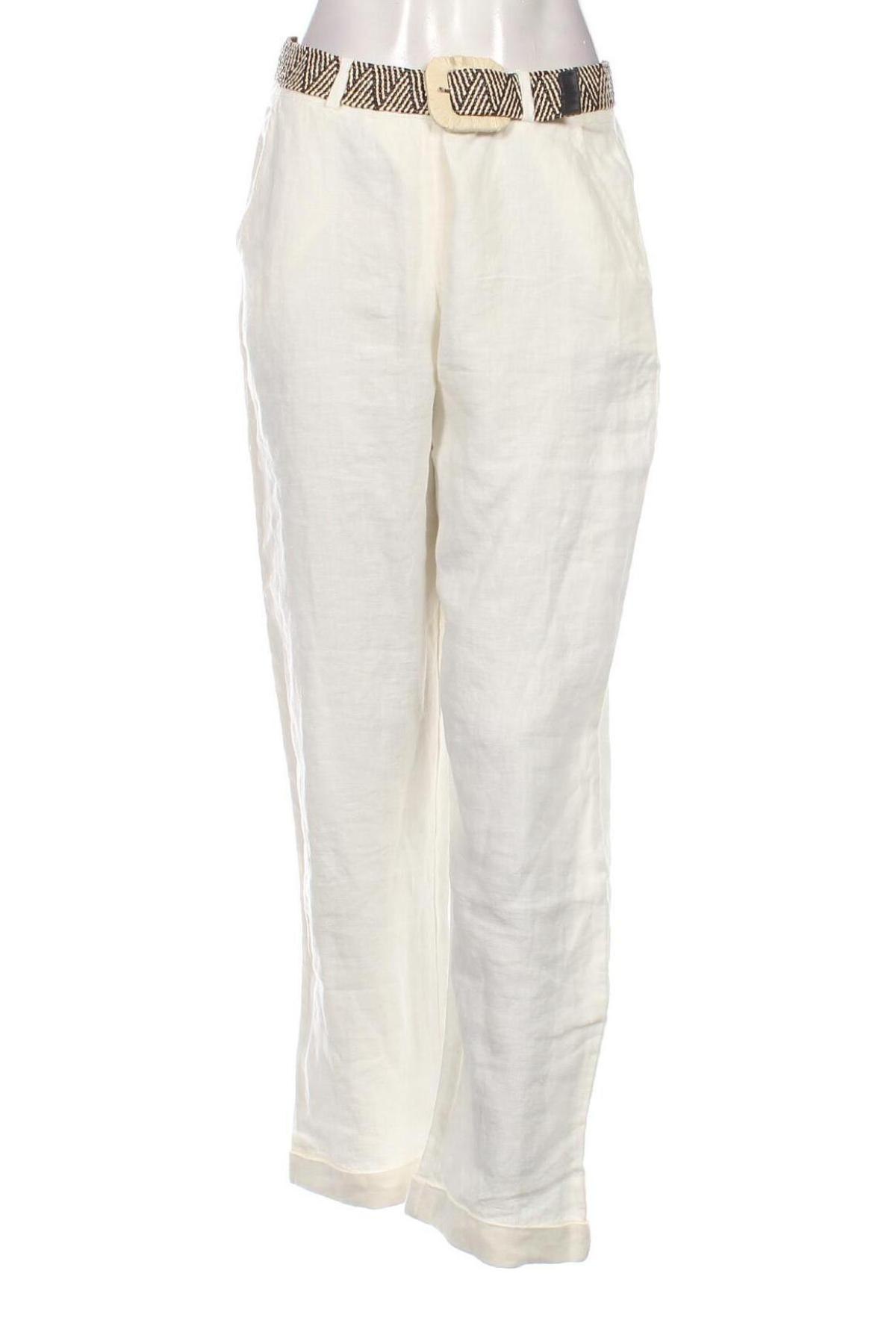 Pantaloni de femei ABOUT YOU x Marie von Behrens, Mărime M, Culoare Ecru, Preț 671,05 Lei