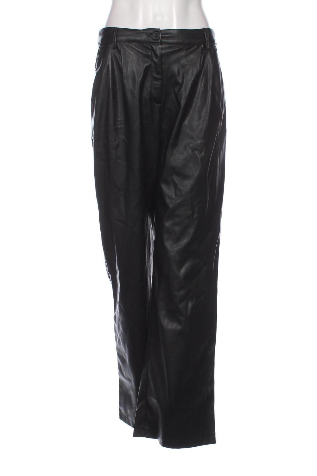 Γυναικείο παντελόνι Bershka, Μέγεθος L, Χρώμα Μαύρο, Τιμή 7,56 €