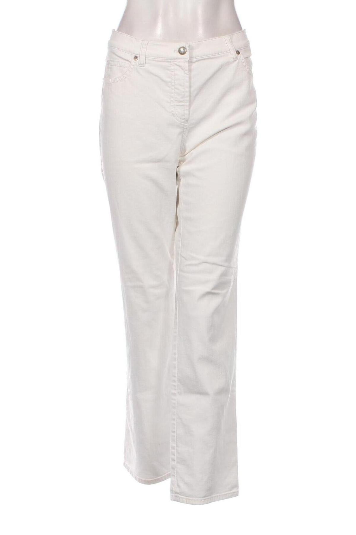 Pantaloni de femei Gerry Weber, Mărime XL, Culoare Alb, Preț 223,68 Lei