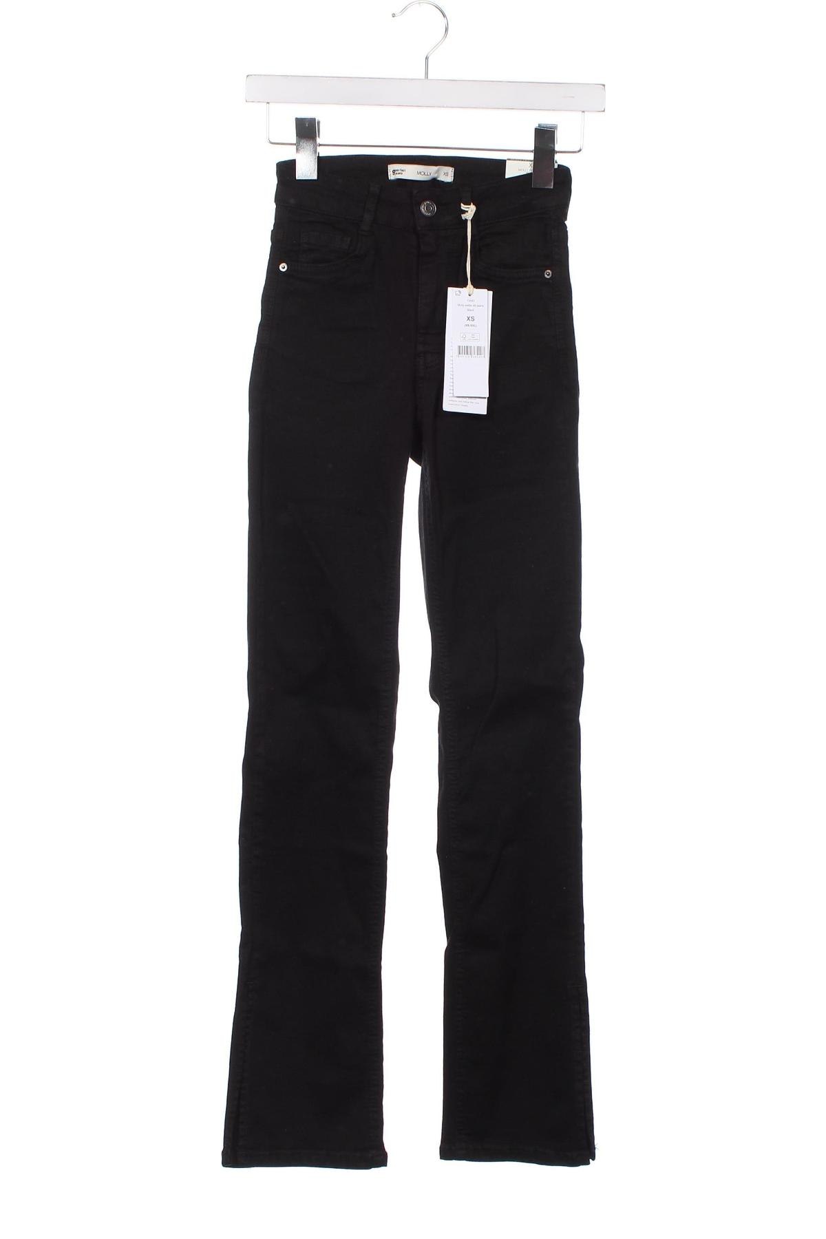 Дамски панталон Gina Tricot, Размер XS, Цвят Черен, Цена 11,78 лв.