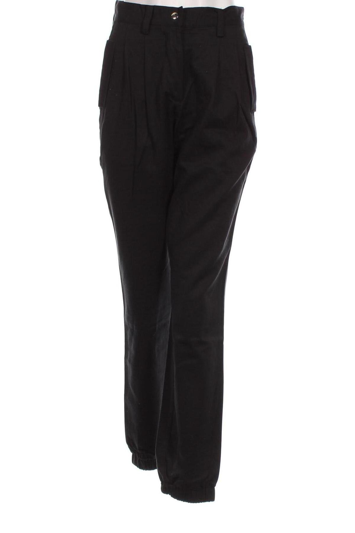 Дамски панталон Guido Maria Kretschmer for About You, Размер S, Цвят Черен, Цена 18,60 лв.