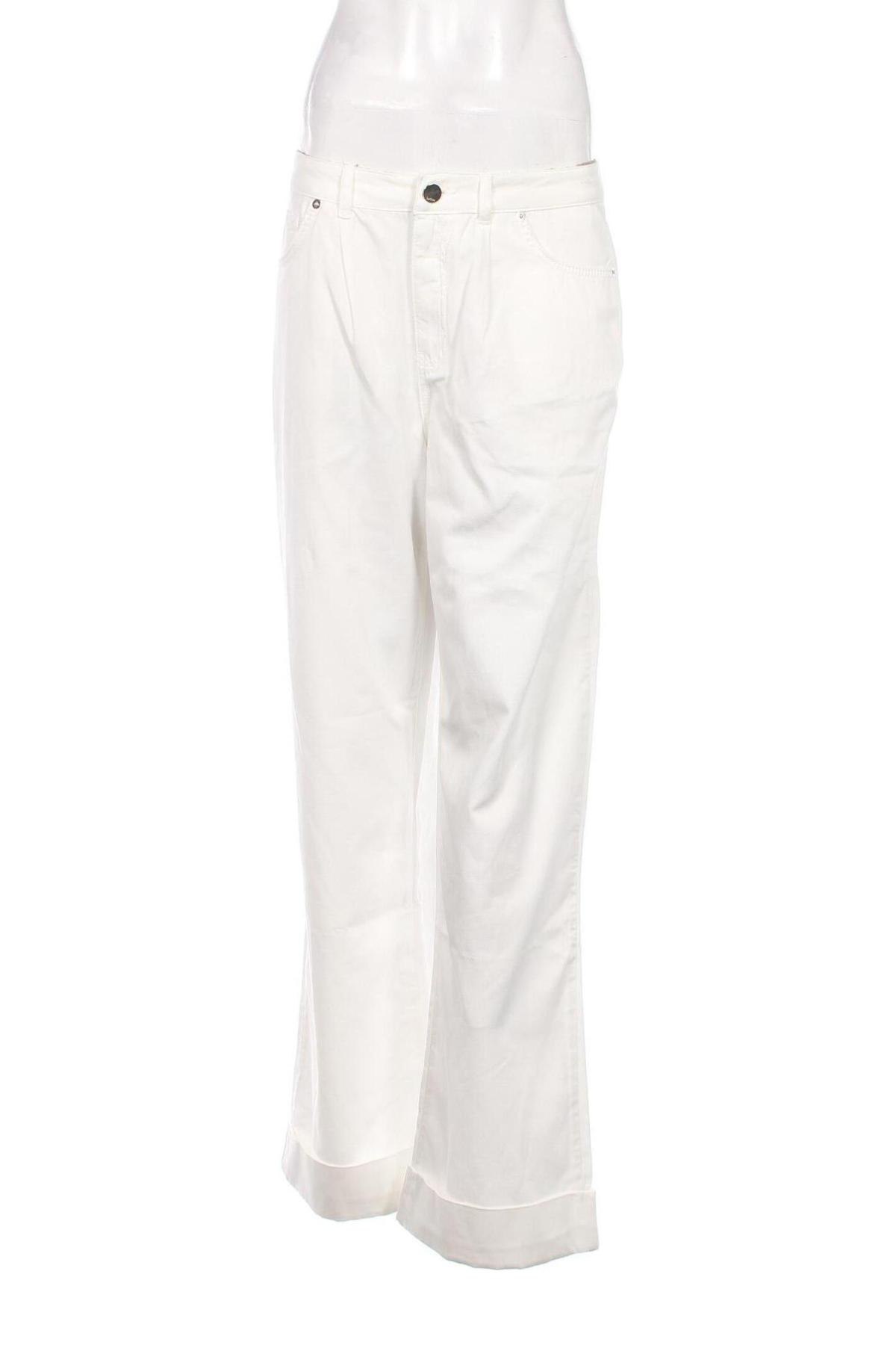 Γυναικείο παντελόνι LeGer By Lena Gercke X About you, Μέγεθος L, Χρώμα Λευκό, Τιμή 14,38 €