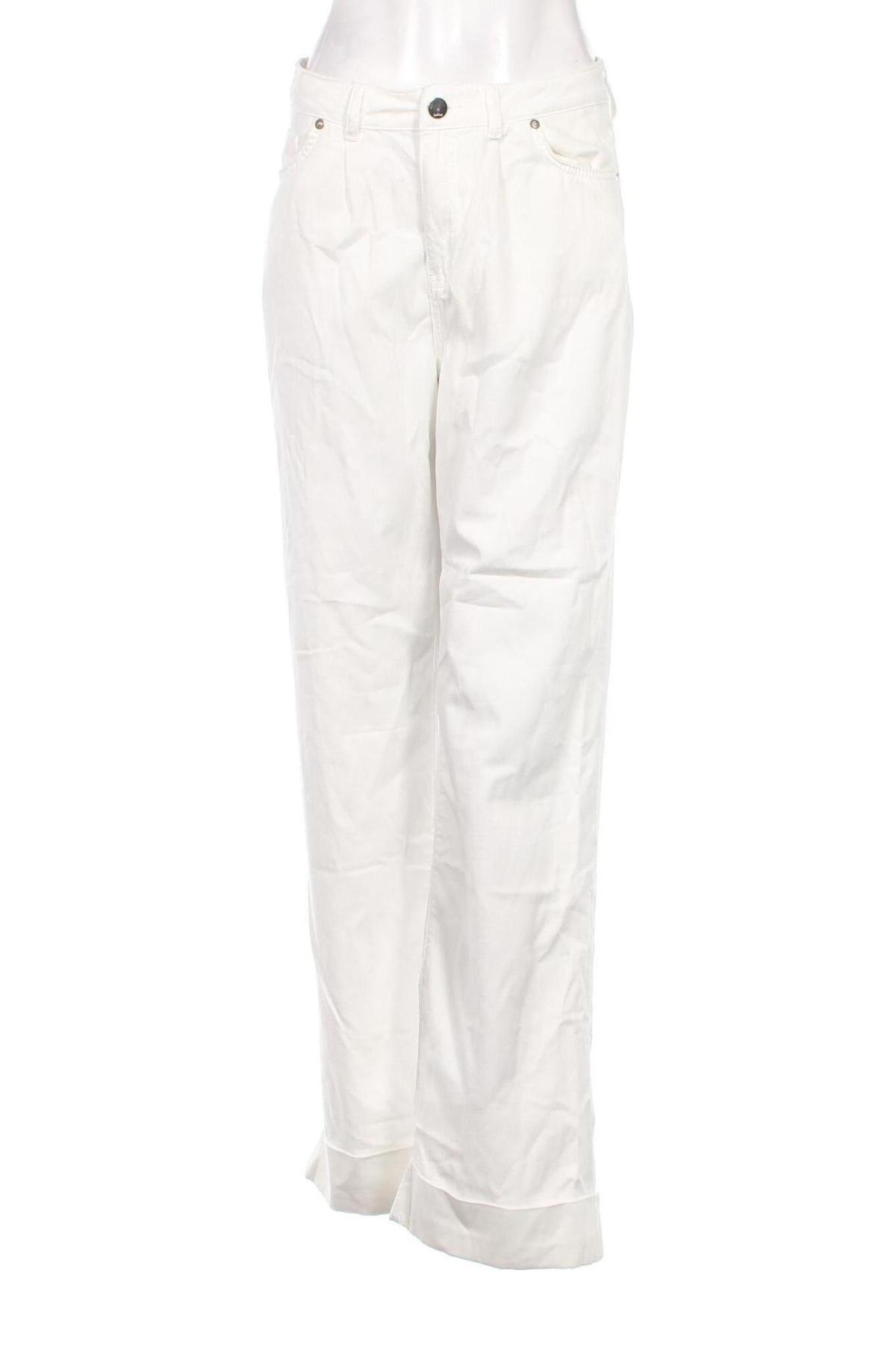 Pantaloni de femei LeGer By Lena Gercke X About you, Mărime M, Culoare Alb, Preț 61,18 Lei