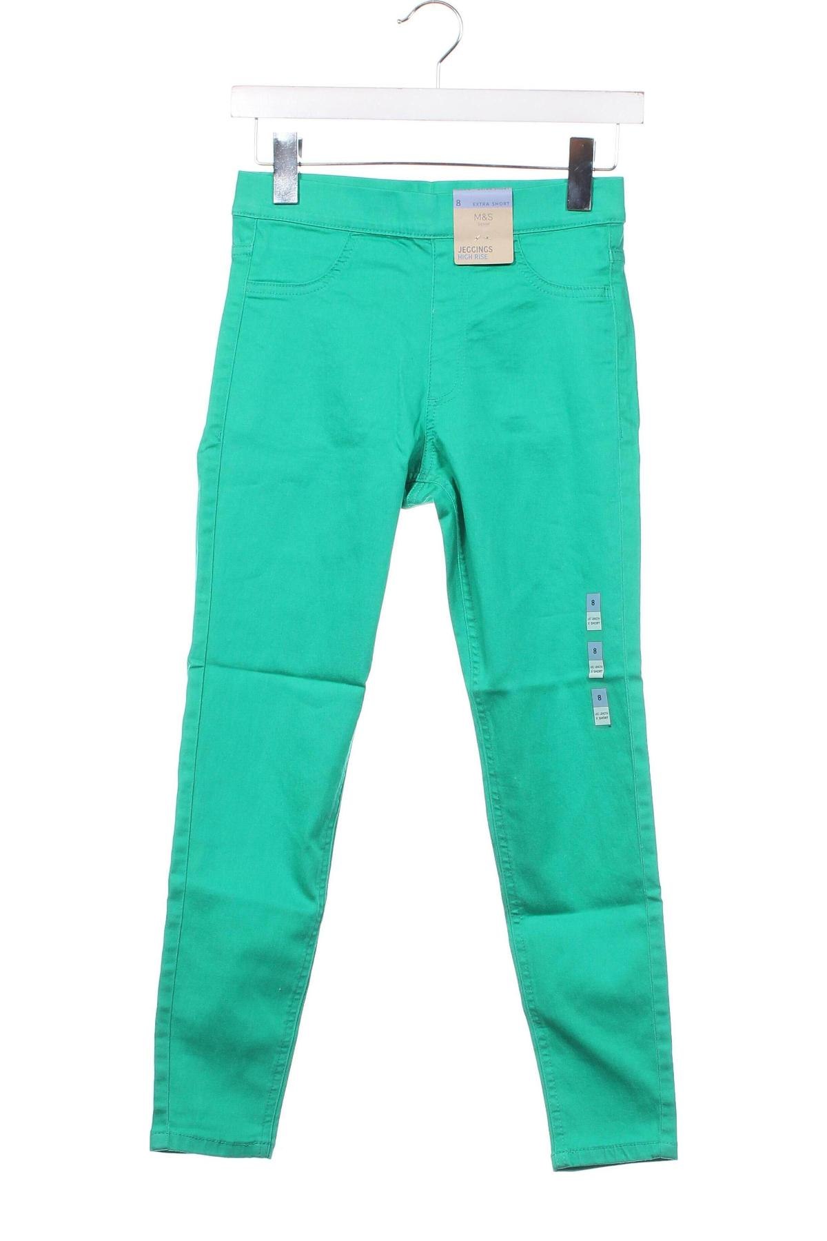 Dámské kalhoty  Marks & Spencer, Velikost S, Barva Zelená, Cena  225,00 Kč