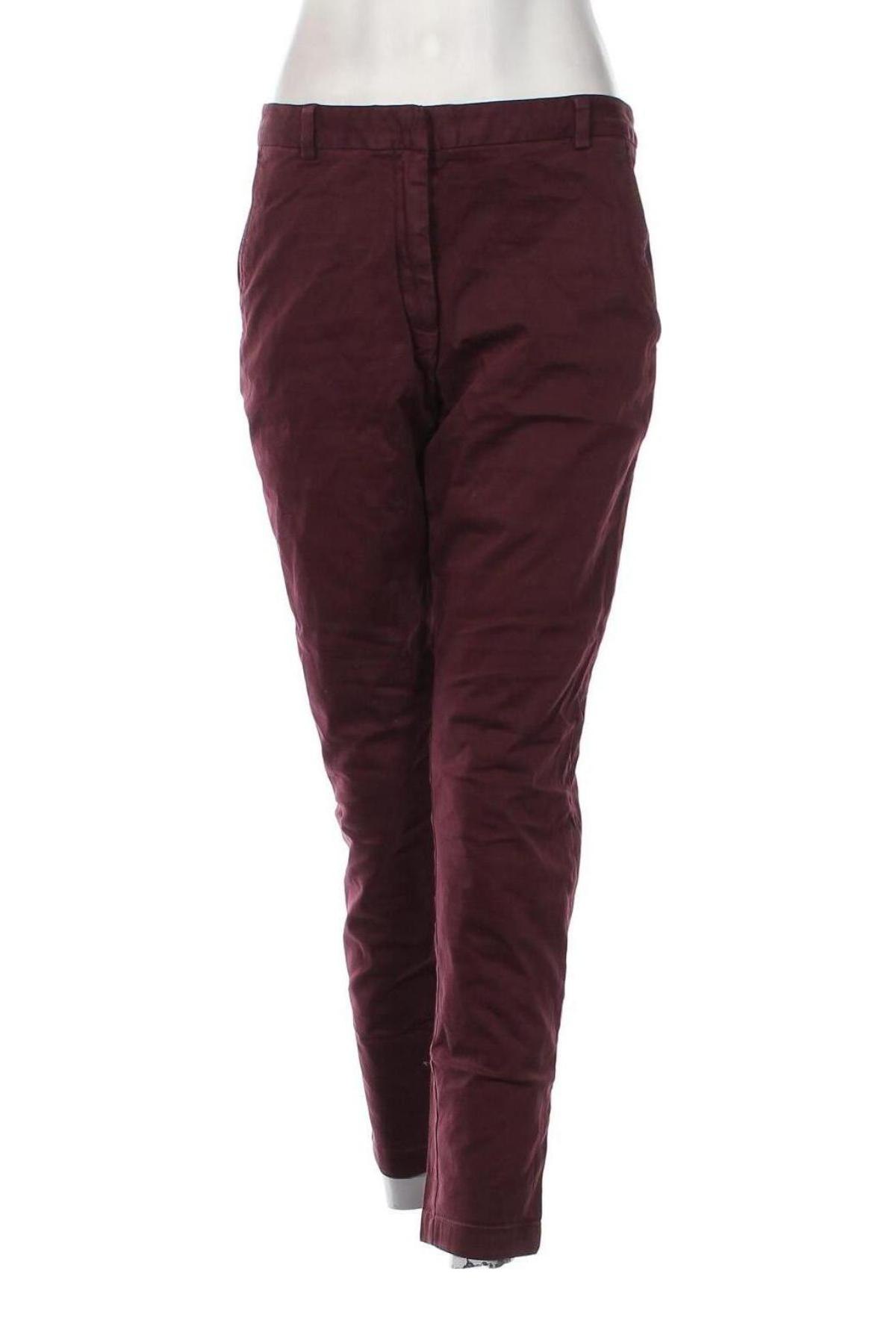 Pantaloni de femei Marks & Spencer, Mărime M, Culoare Roșu, Preț 28,42 Lei