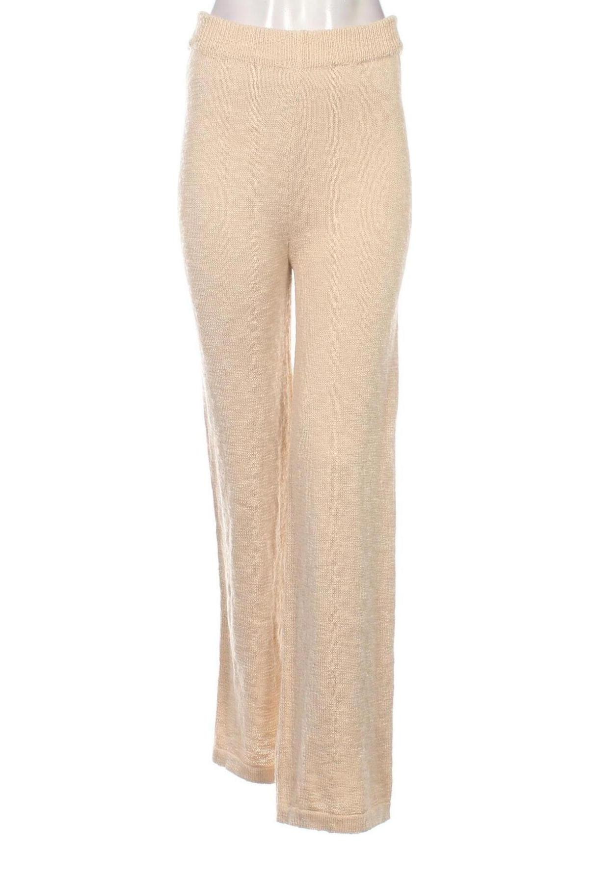 Γυναικείο παντελόνι Missguided, Μέγεθος M, Χρώμα  Μπέζ, Τιμή 13,51 €