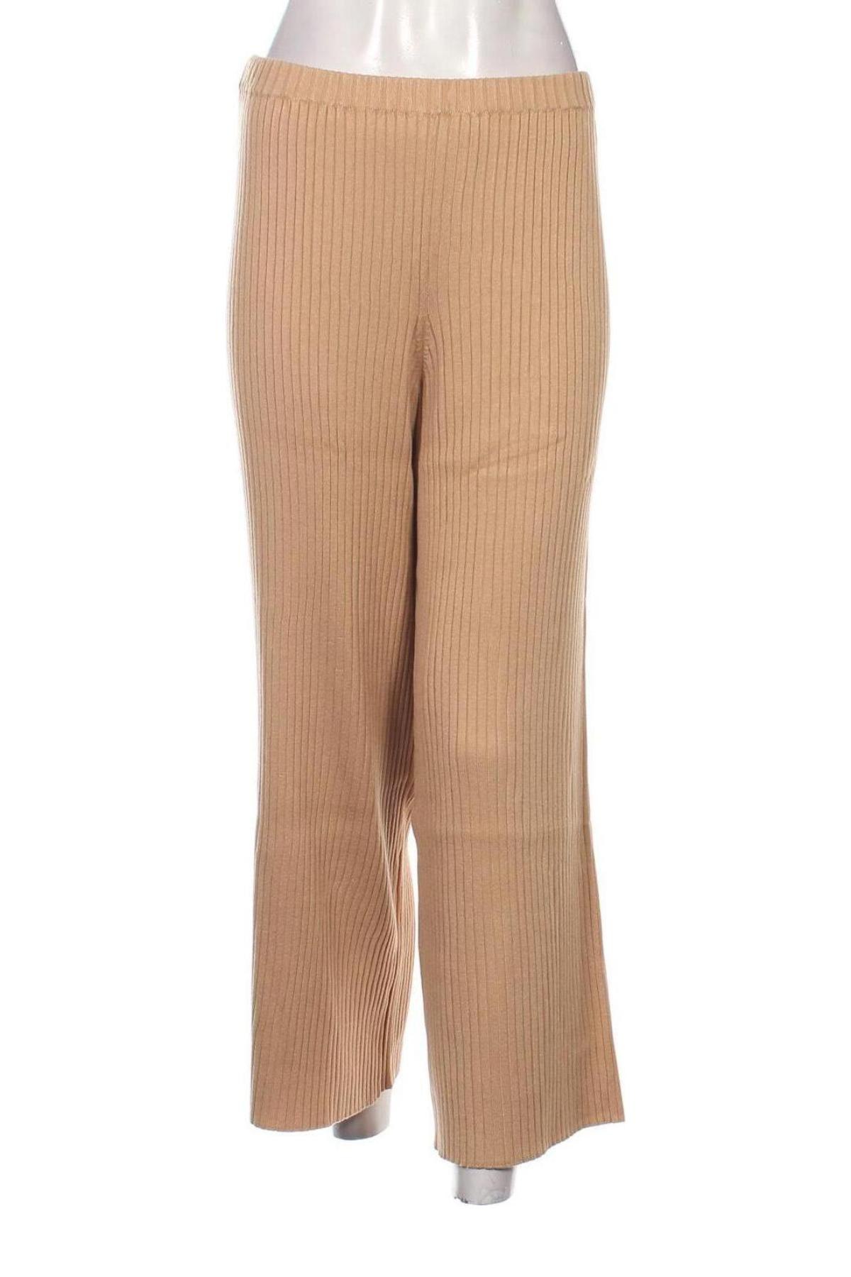 Pantaloni de femei Monki, Mărime M, Culoare Bej, Preț 60,79 Lei