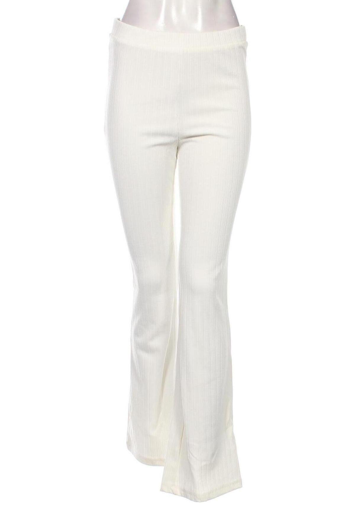 Дамски панталон Monki, Размер L, Цвят Бял, Цена 8,40 лв.