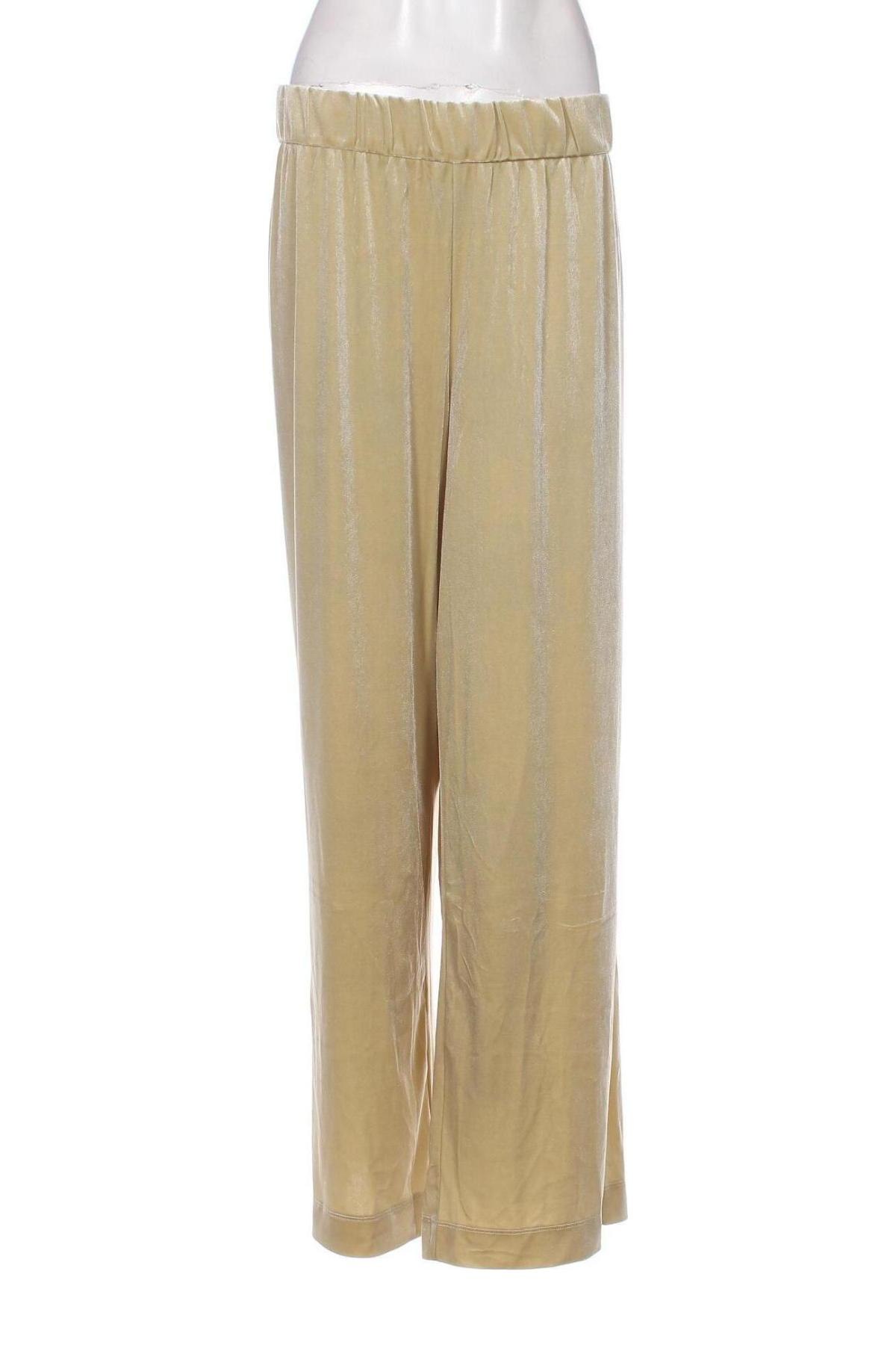 Дамски панталон Monki, Размер XL, Цвят Бежов, Цена 19,60 лв.