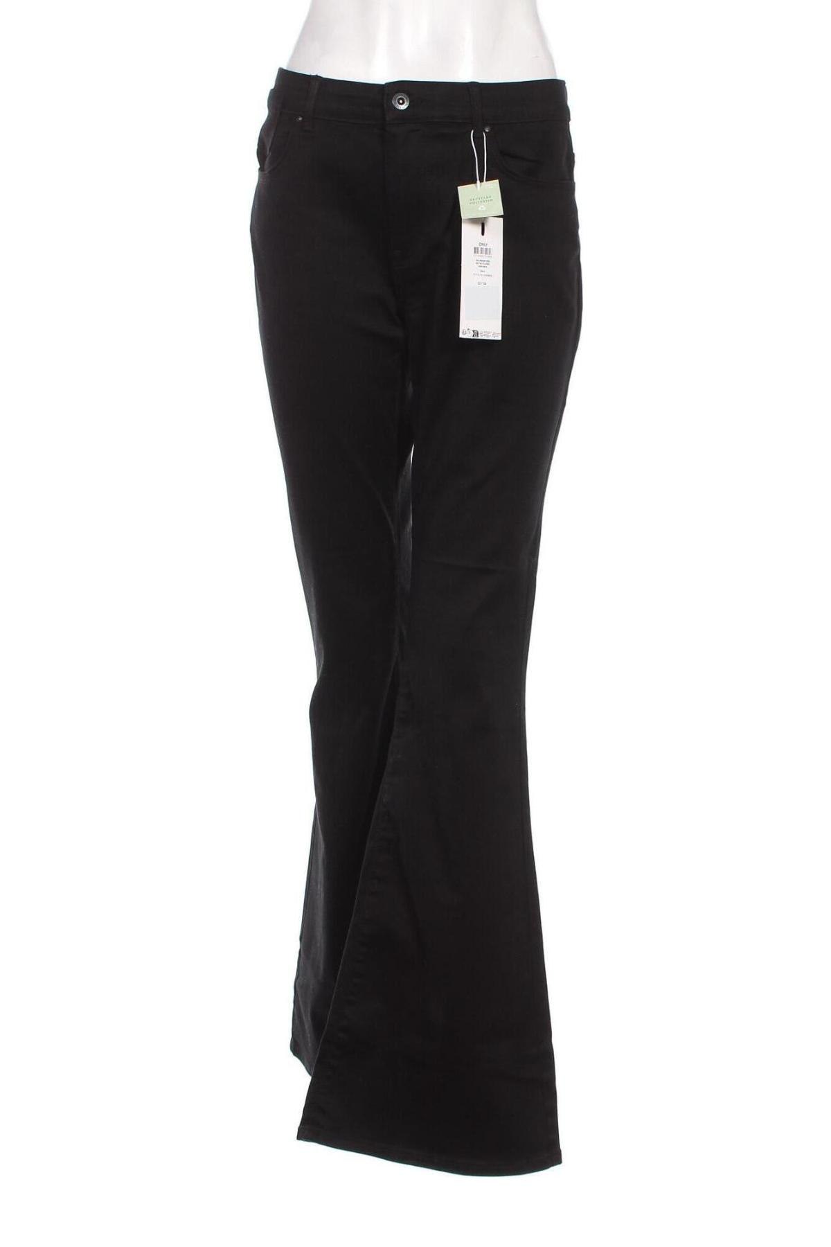 Γυναικείο παντελόνι ONLY, Μέγεθος L, Χρώμα Μαύρο, Τιμή 5,75 €