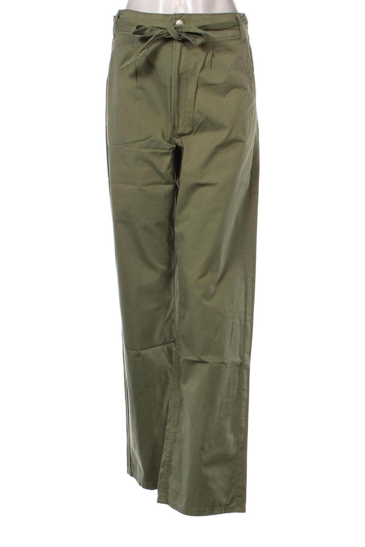 Дамски панталон Pepe Jeans, Размер S, Цвят Зелен, Цена 70,20 лв.