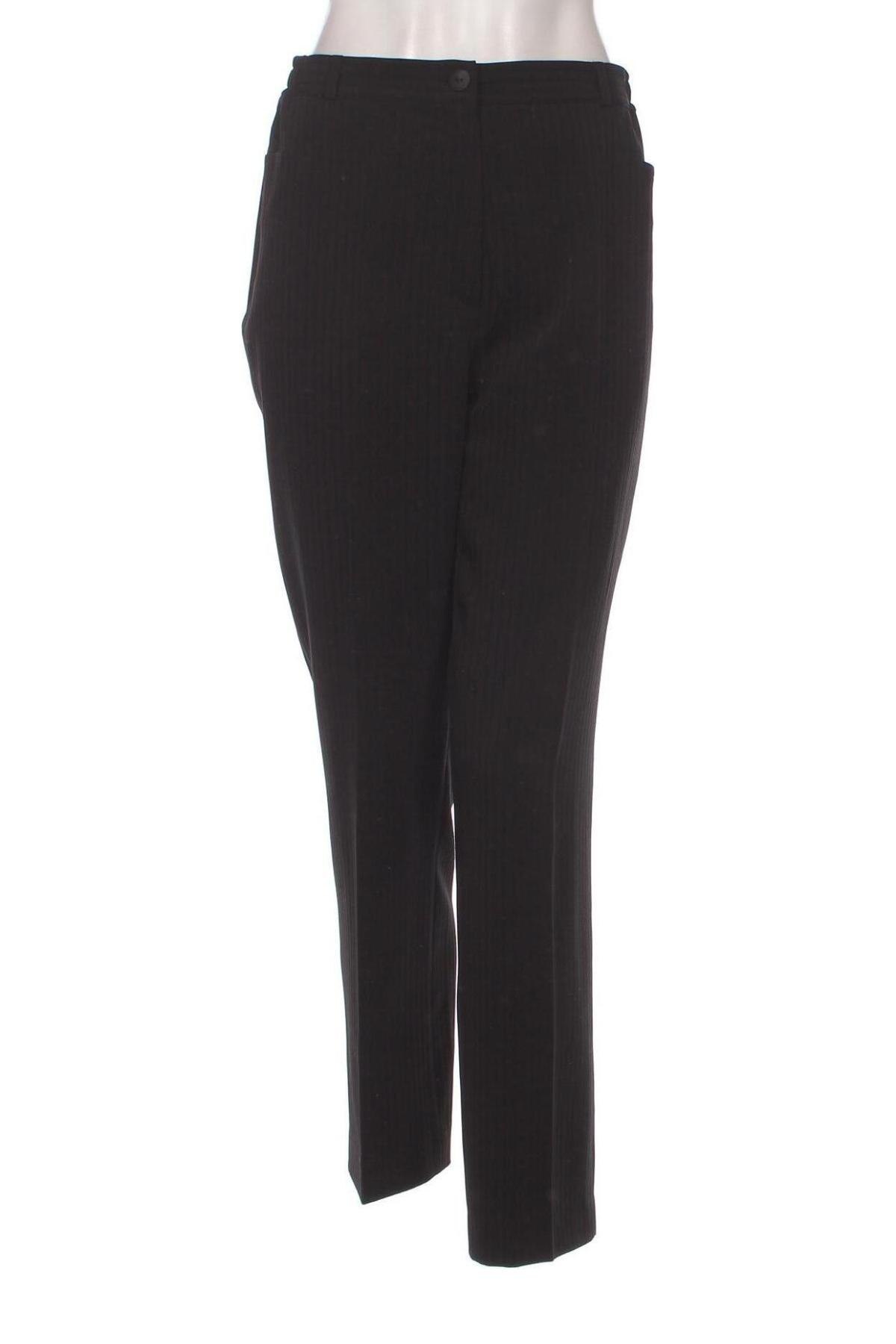 Γυναικείο παντελόνι Pier Angelini, Μέγεθος L, Χρώμα Μαύρο, Τιμή 9,30 €
