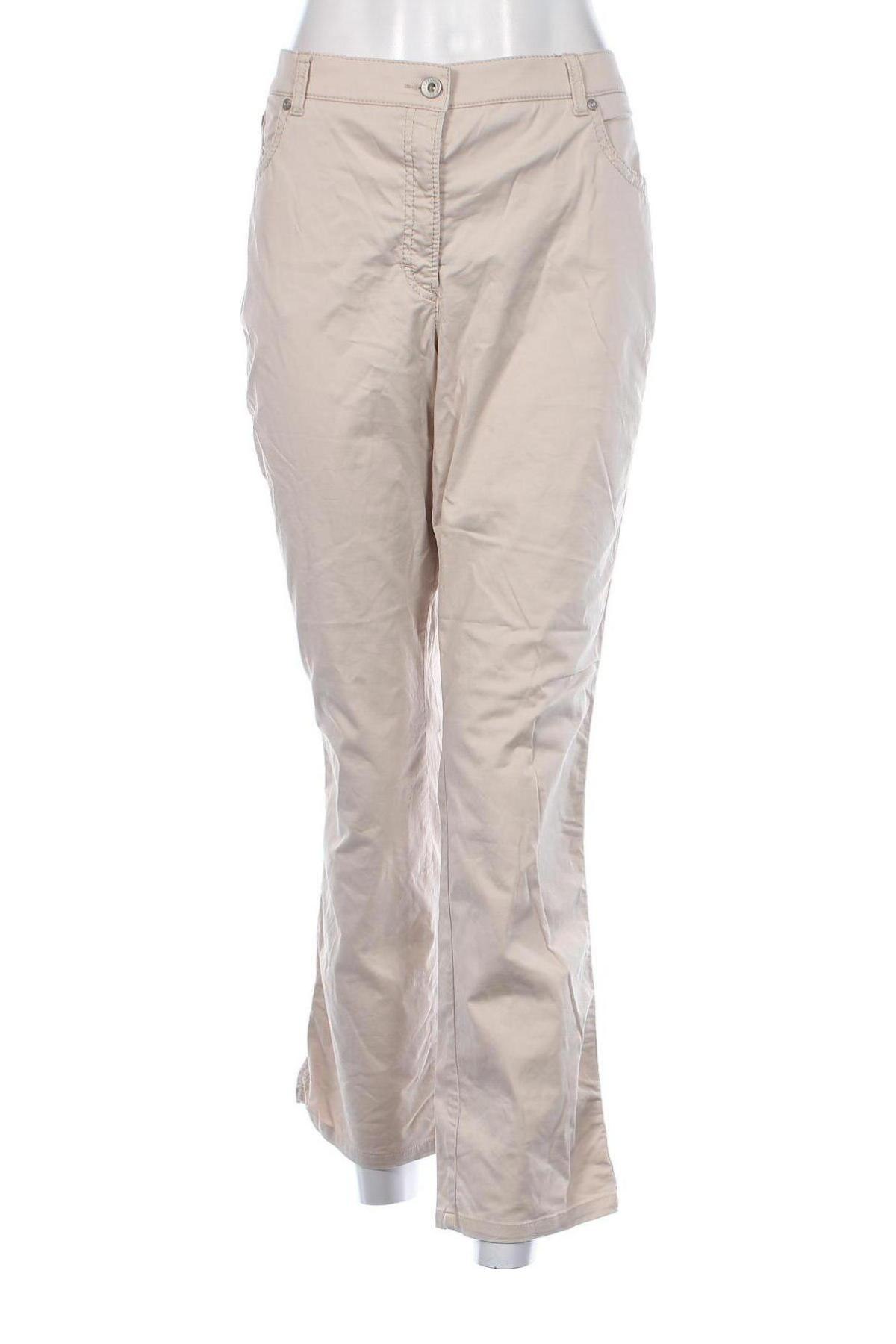 Damskie spodnie Raphaela By Brax, Rozmiar XL, Kolor Beżowy, Cena 88,85 zł