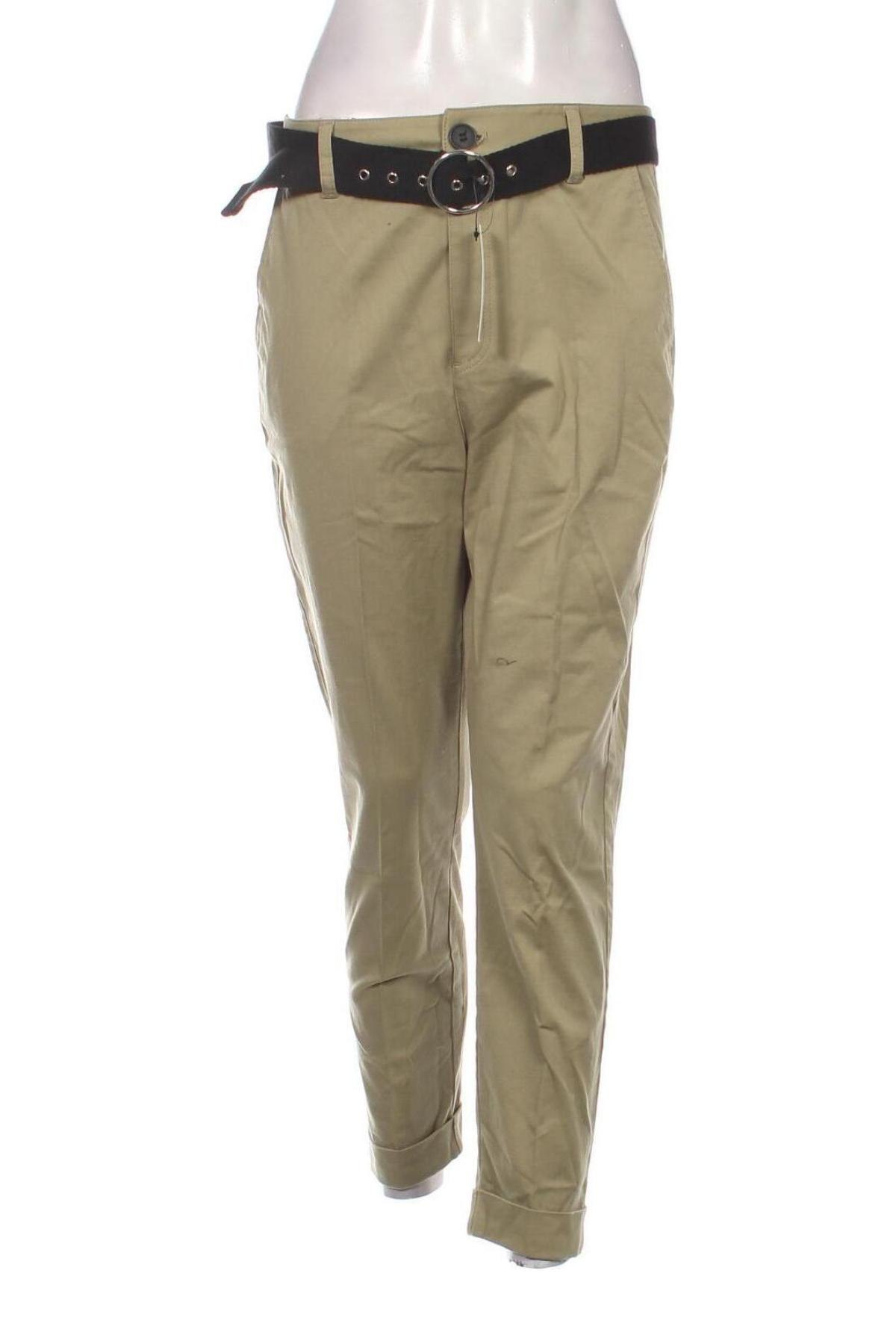 Дамски панталон Tally Weijl, Размер M, Цвят Зелен, Цена 18,86 лв.
